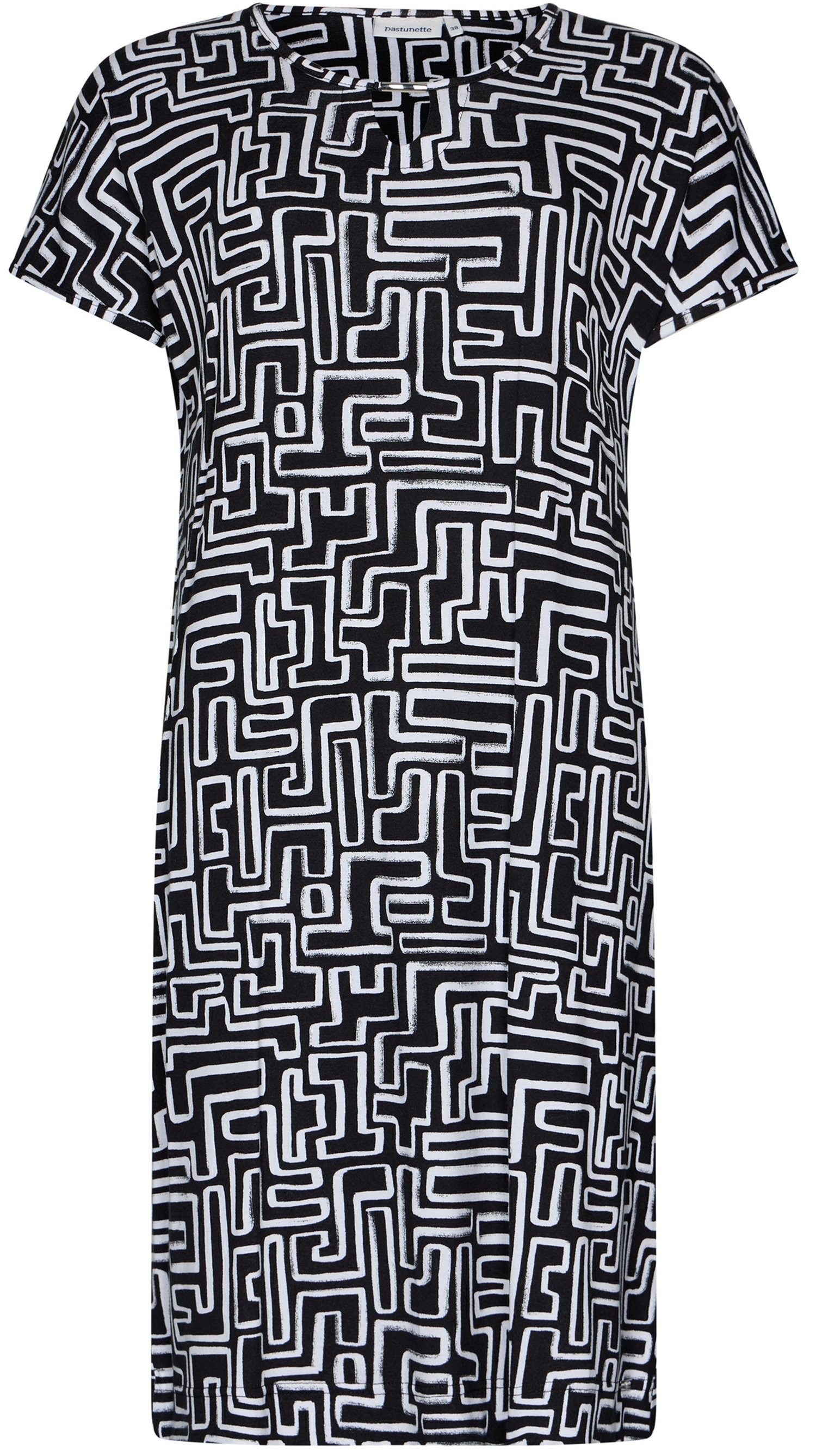 Pastunette Sommerkleid Damen Strandkleid mit Grafischem Muster (1-tlg) grafisches Design – Bild 3 von 3