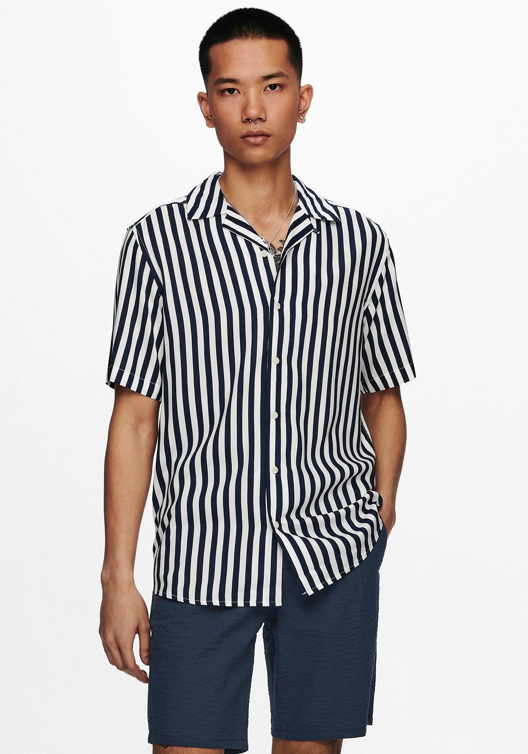 Kurzarmhemd ONSWAYNE LIFE SS VISCOSE