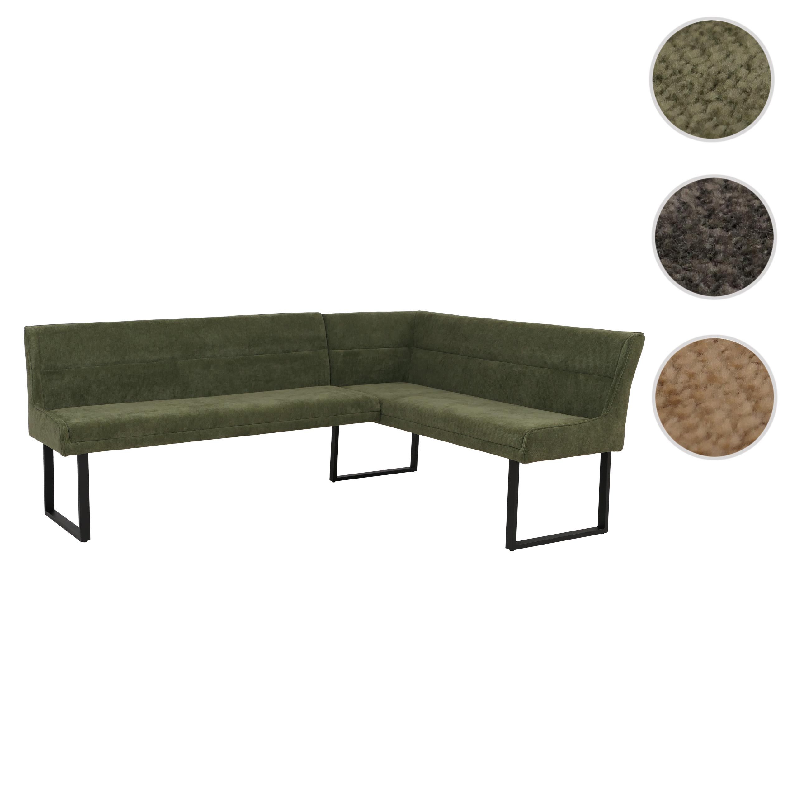 MCW Eckbank MCW-O81-210, Dekorative Ziernaht, Mit höhenverstellbaren Fußbod günstig online kaufen