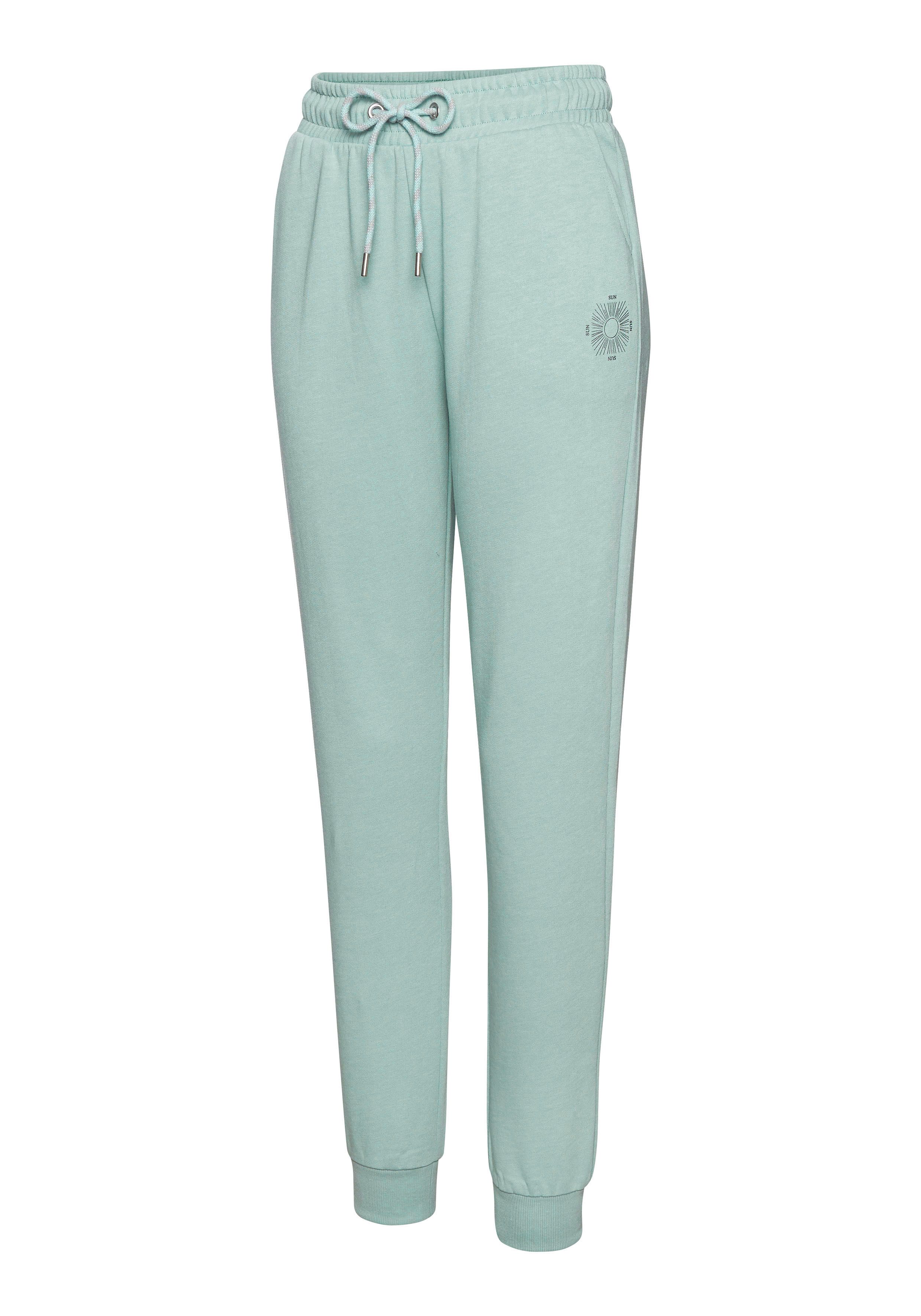 Buffalo Sweathose Loungehose mit seitlichen Taschen und kleinem Druck, Loungewear – Bild 5 von 5