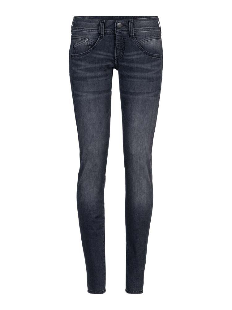 Herrlicher Stretch-Jeans HERRLICHER GILA SLIM Organic Denim Cashmere black asphalt 5606-OD020-9