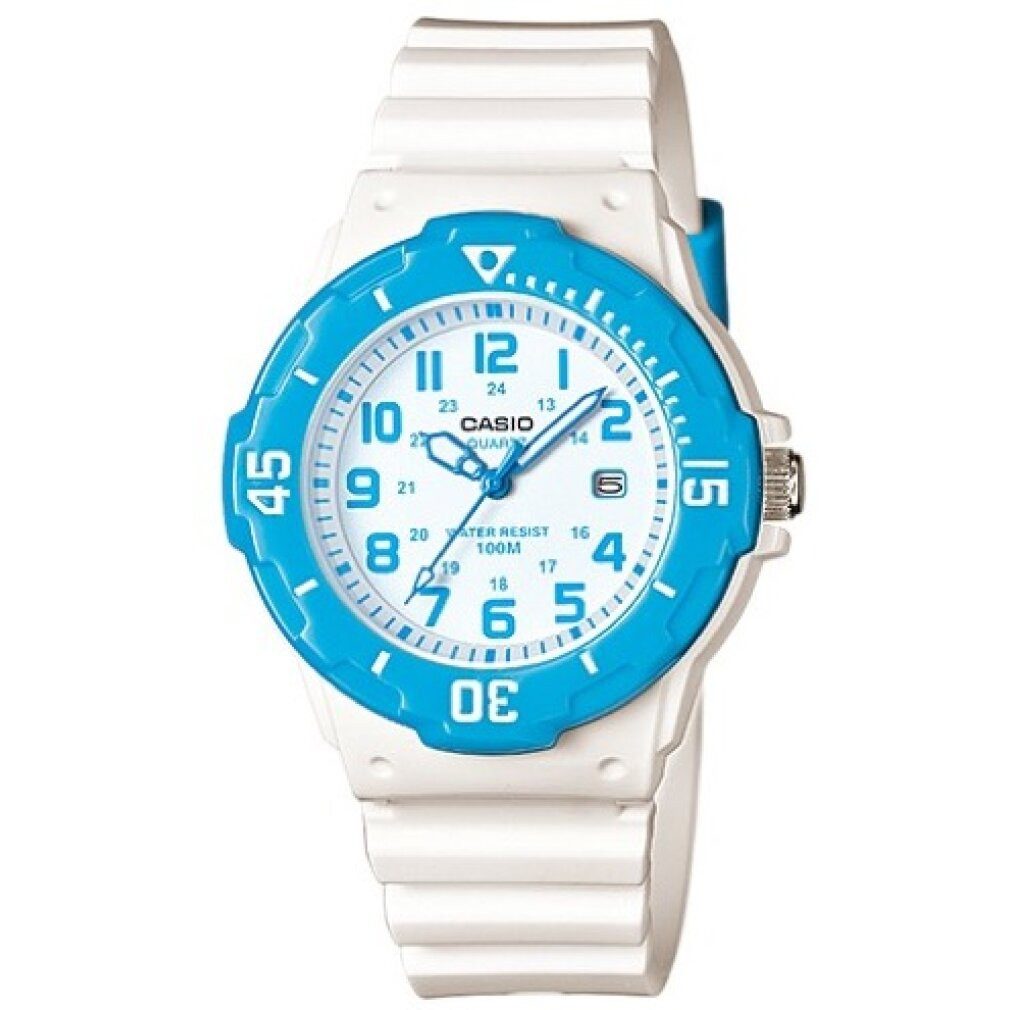 CASIO Luxusuhr Damen Analog Quarz Uhr mit Resin Armband LRW-200H-2B