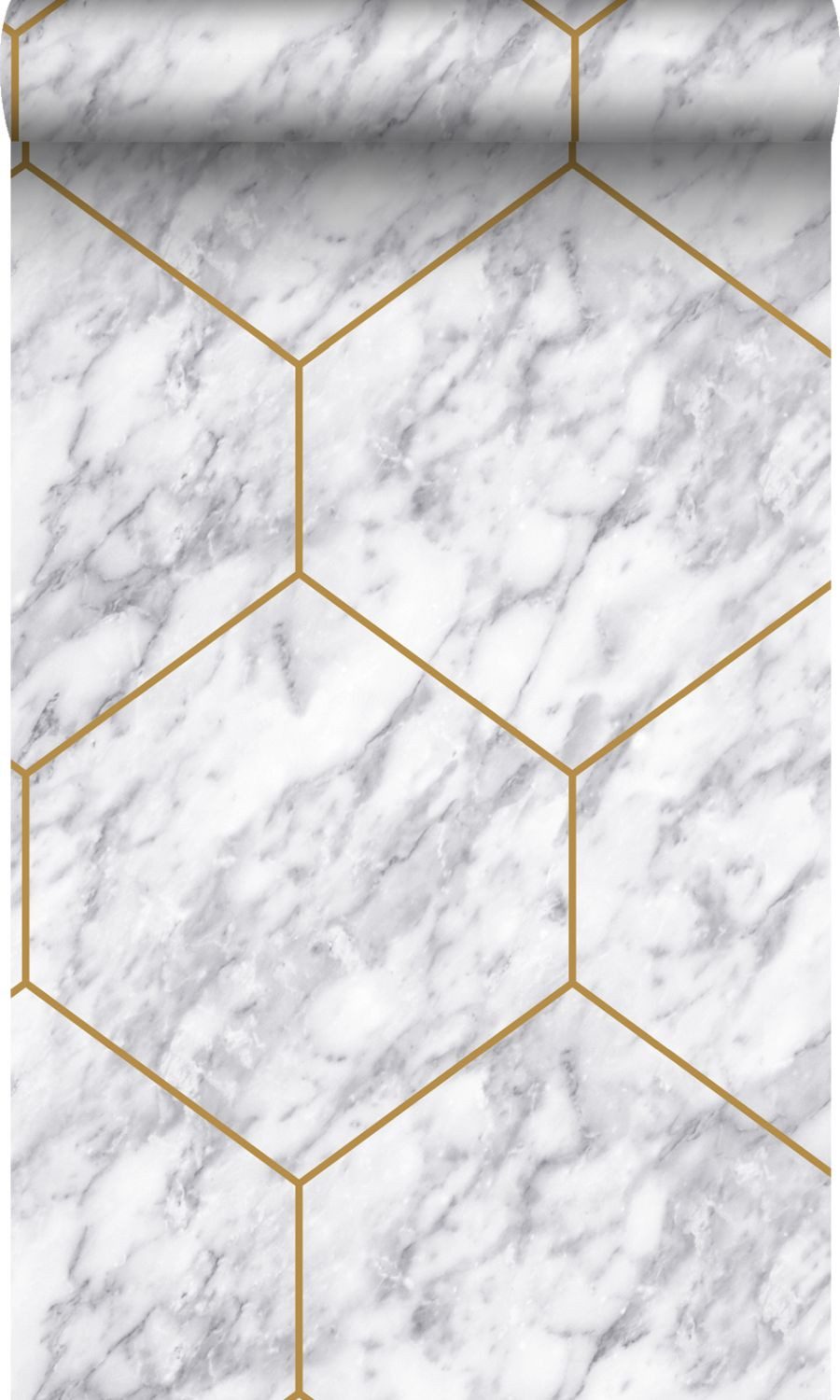 Origin Wallcoverings Mustertapete Wabenmuster mit Marmoreffekt