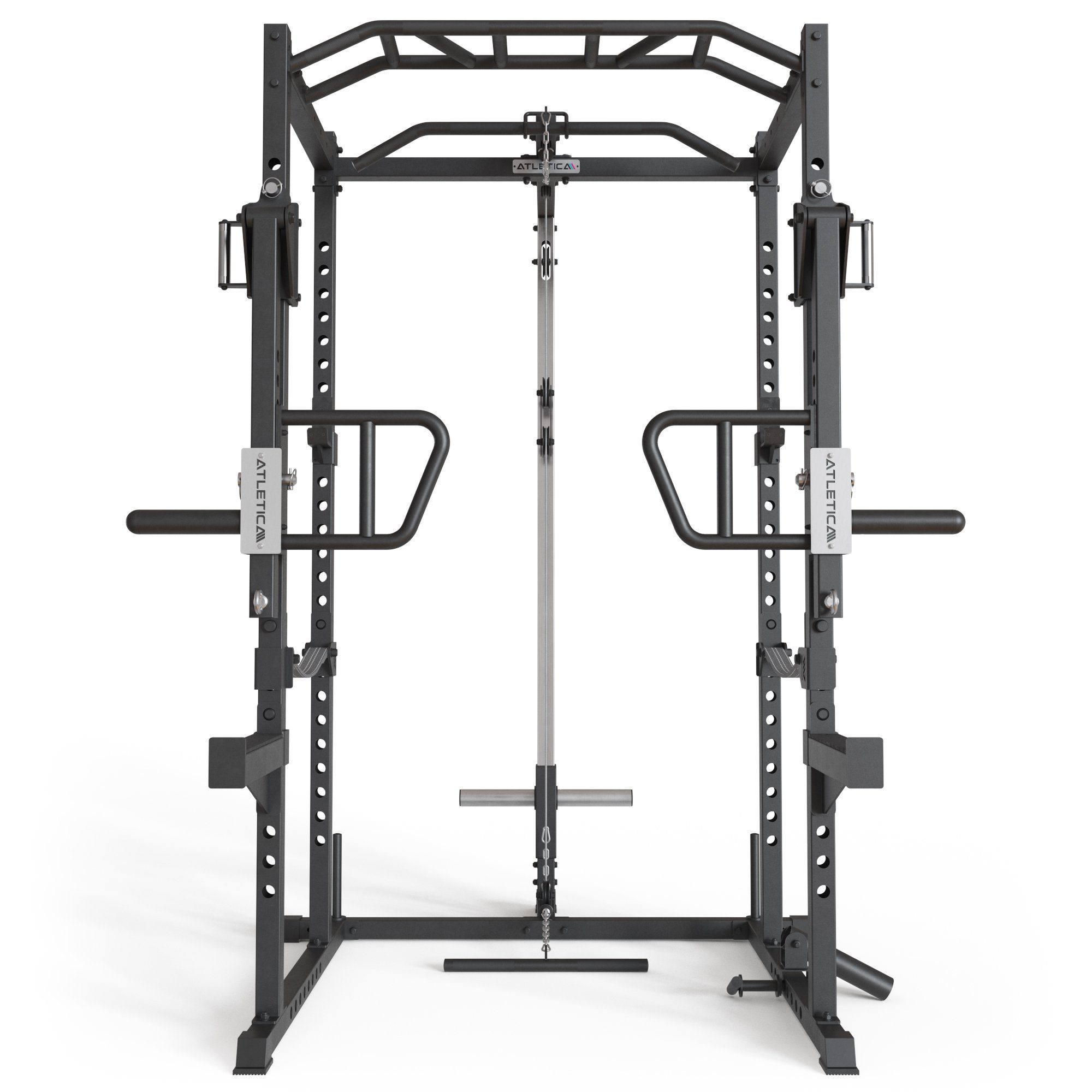 in Rack Höhen Arms, Power zwei Rack R5-Boost mit ATLETICA Power Jammer