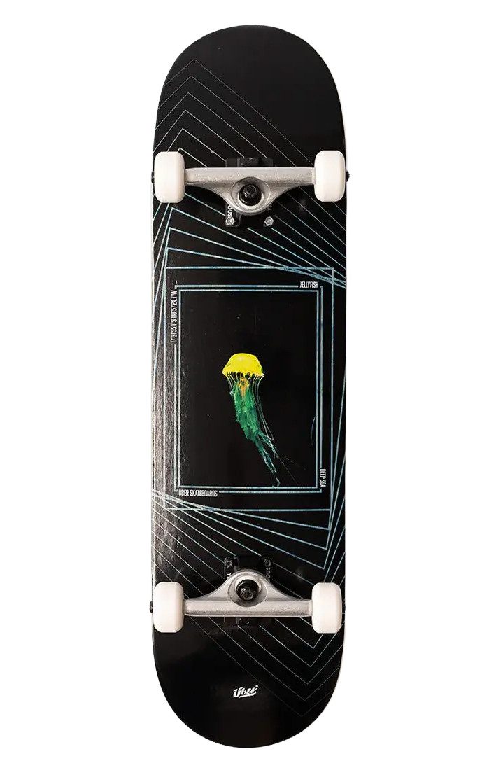 Über Skateboard Jelly 7.75" I 8.0" I 8.25", für Einsteiger und Fortgeschrittene in 3 Deckbreiten