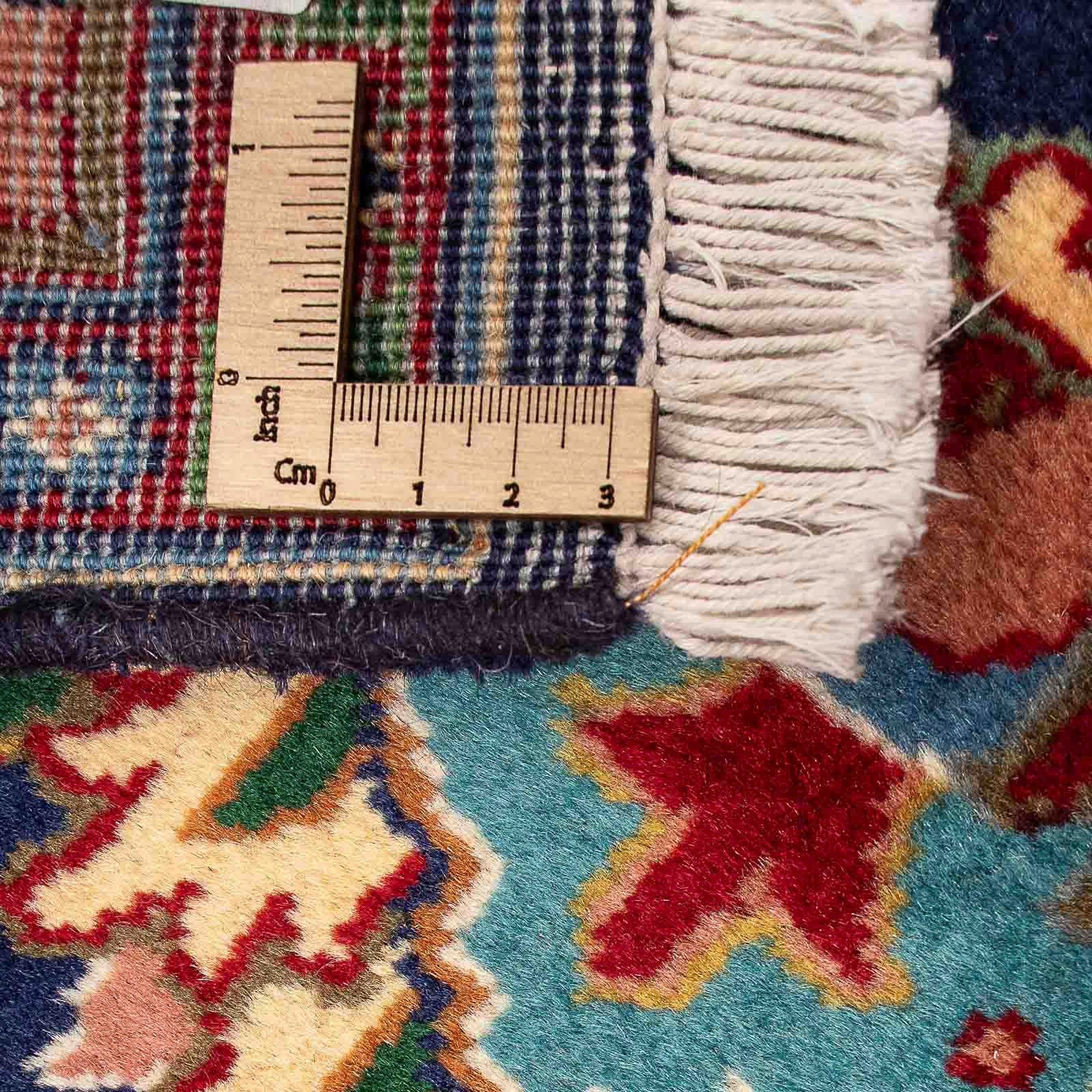 Kaschmar rechteckig, Medaillon x morgenland, Zertifikat 395 10 295 cm, Unikat Wollteppich Höhe: mm, mit