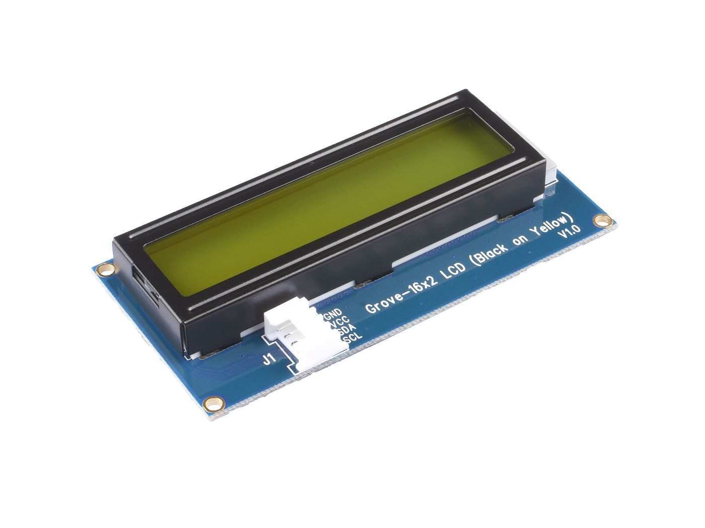LED-Display seeed Grove - 16x2 LCD (Schwarz auf Gelb)