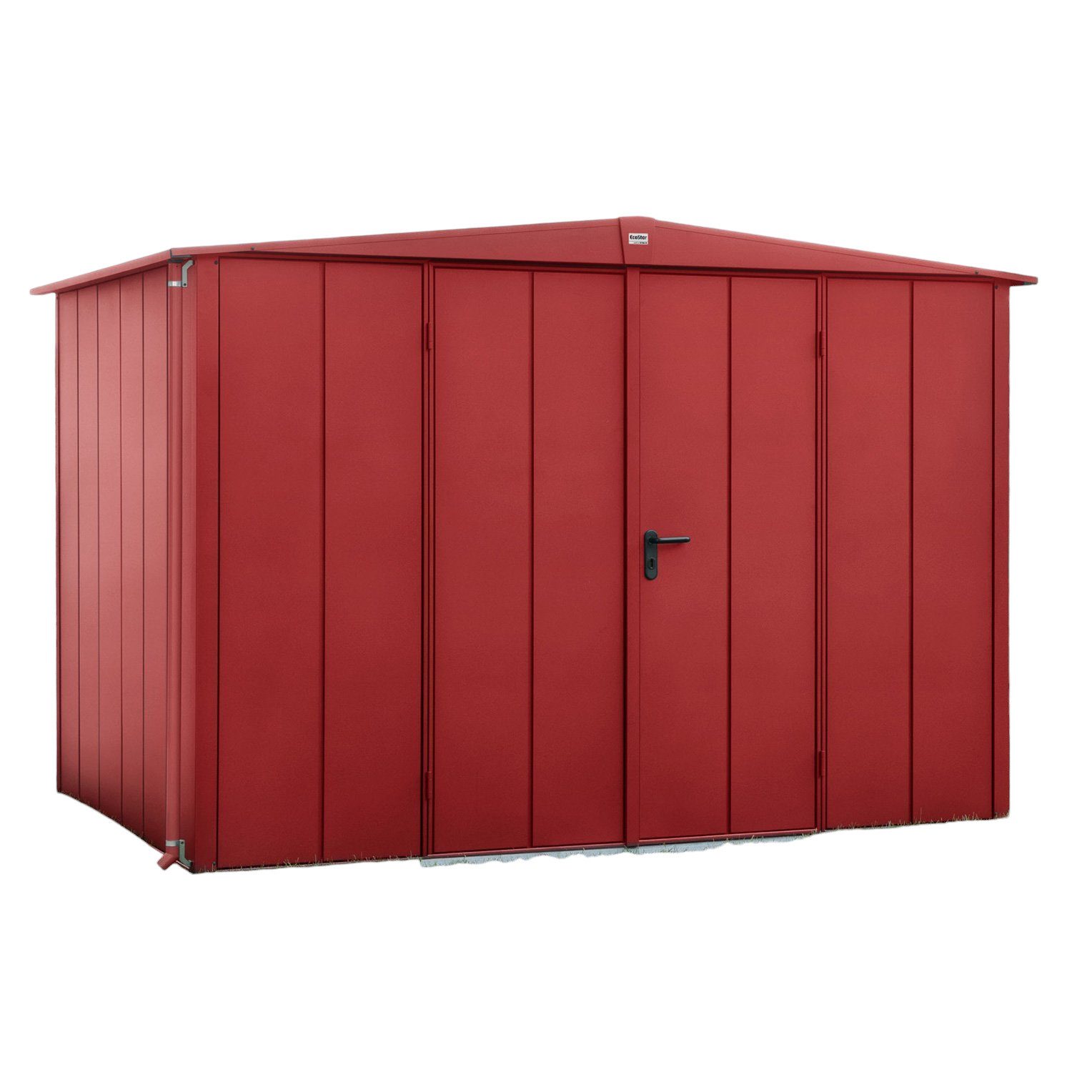 Hörmann Ecostar Gerätehaus Elegant mit Satteldach (324 x 248 cm), aus Metall