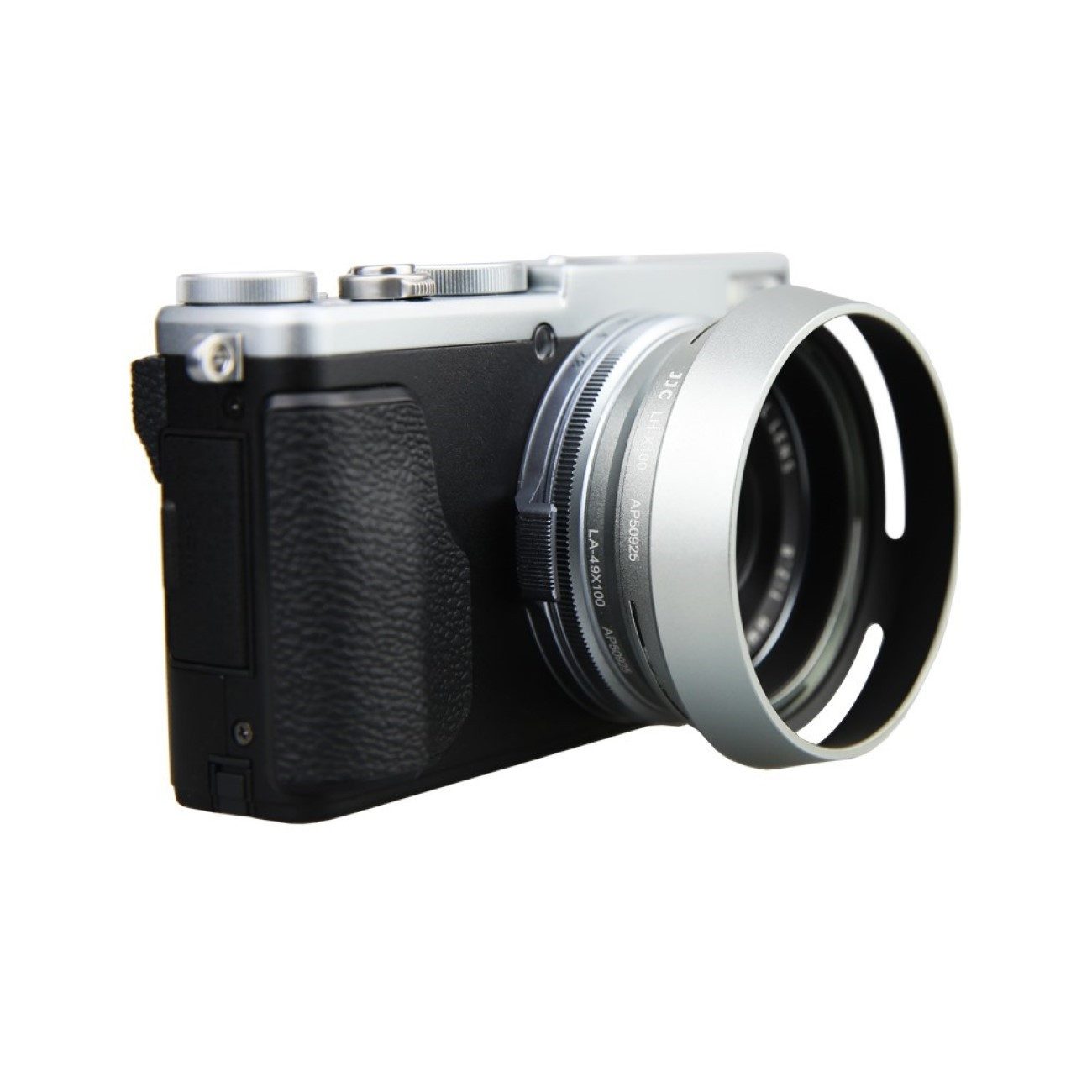 JJC Gegenlichtblende mit Adapterring für FUJI X100 ersetzt LH-X100 Gegenlichtblende