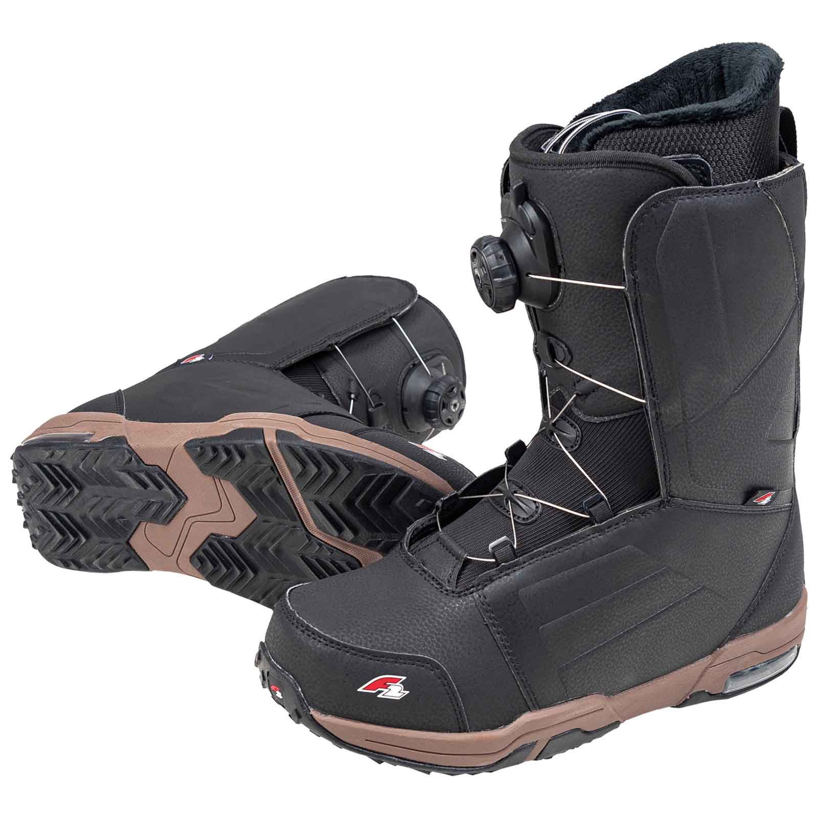 F2 F2 Herren Snowboard Softboots - Eliminator Dual TGF Gr. 44 (MP 29,0) S Snowboardboots