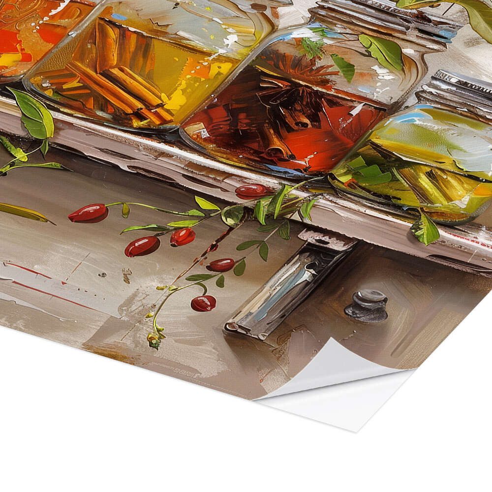 Posterlounge Wandbild Sommer auf dem Küchenregal, DejaReve, erhältlich als Poster, Leinwandbild, Wandsticker oder Acrylglasbild – Bild 3 von 5