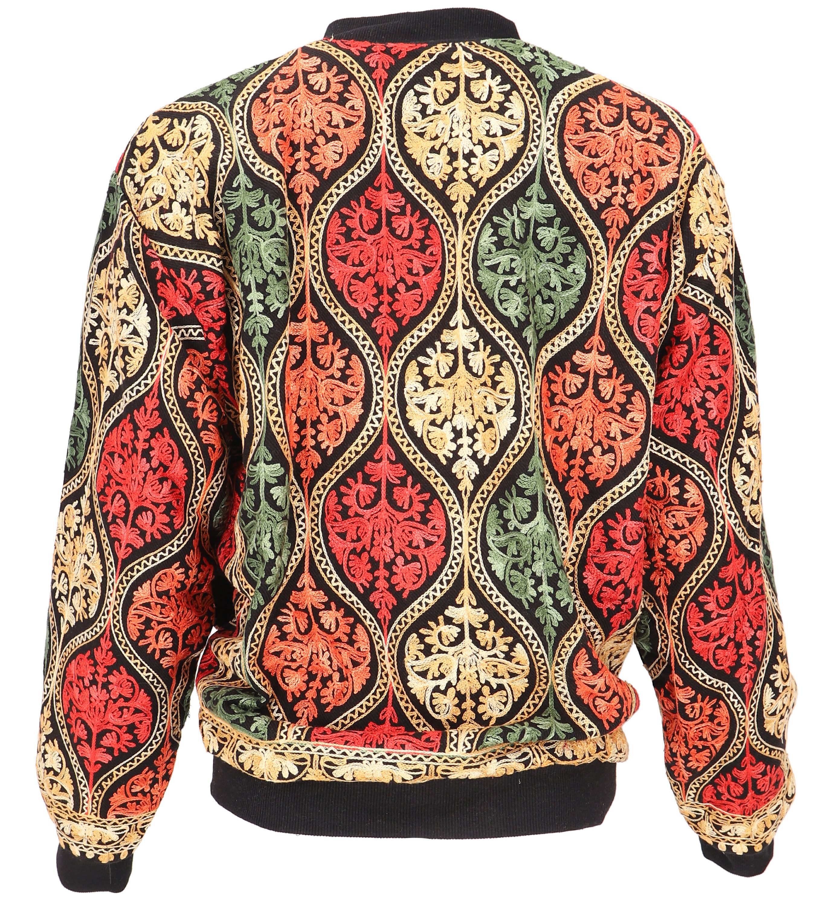 Guru-Shop Langjacke Boho Style Bomberjacke, bestickte Jacke -.. günstig online kaufen