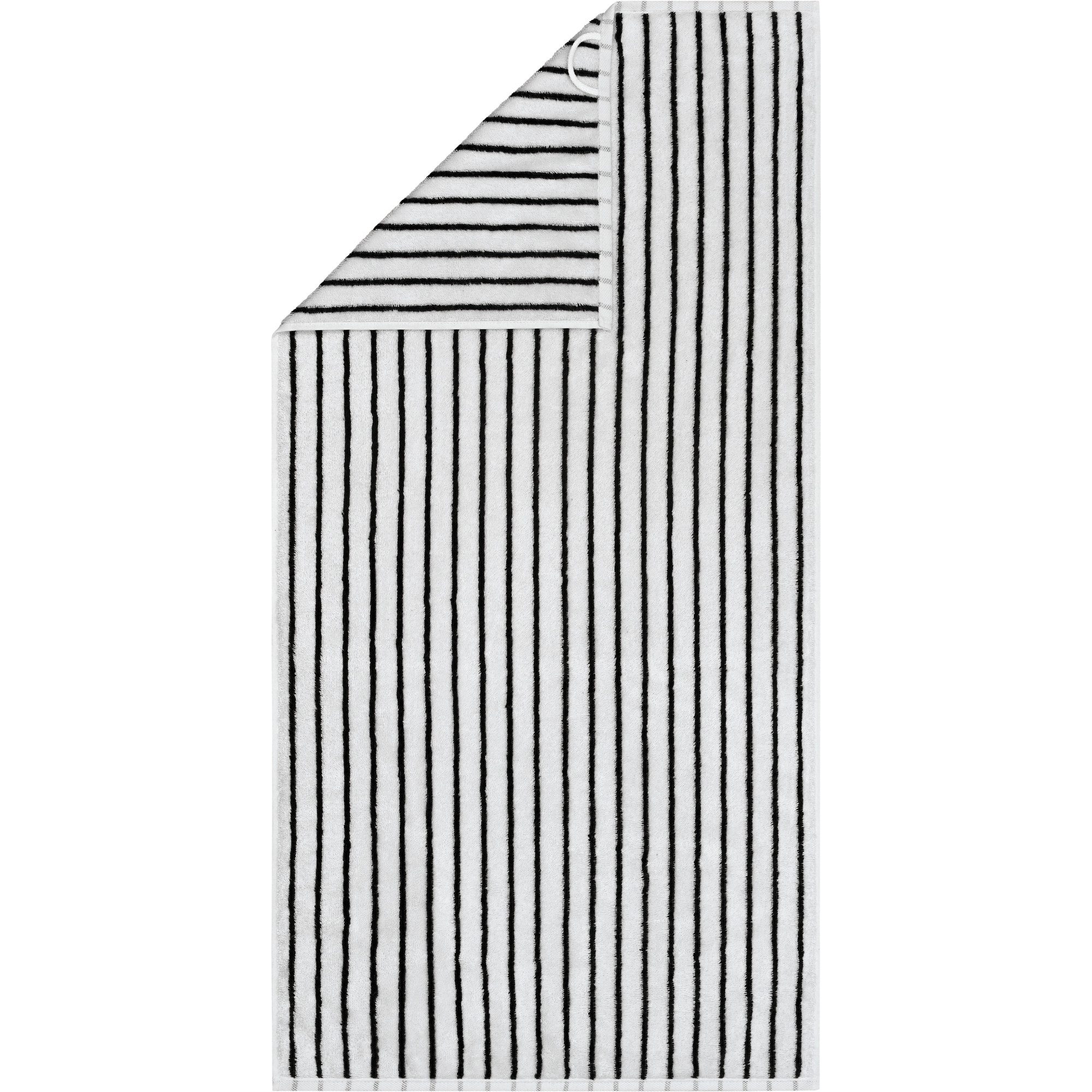 Cawö Handtücher Black&White Streifen 6278, 100% Baumwolle (1-St)