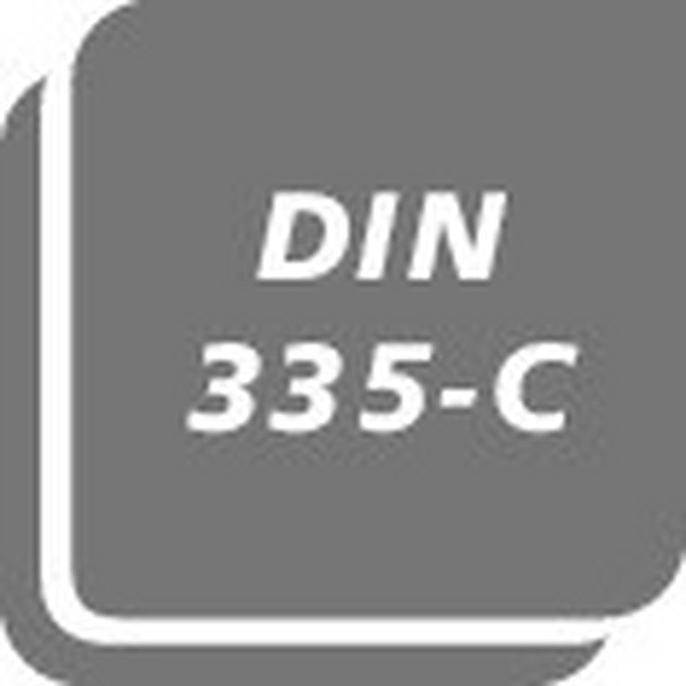 HSS mm fortis Metallbohrer, 12,4 TiN 90G Kegelsenker D335C
