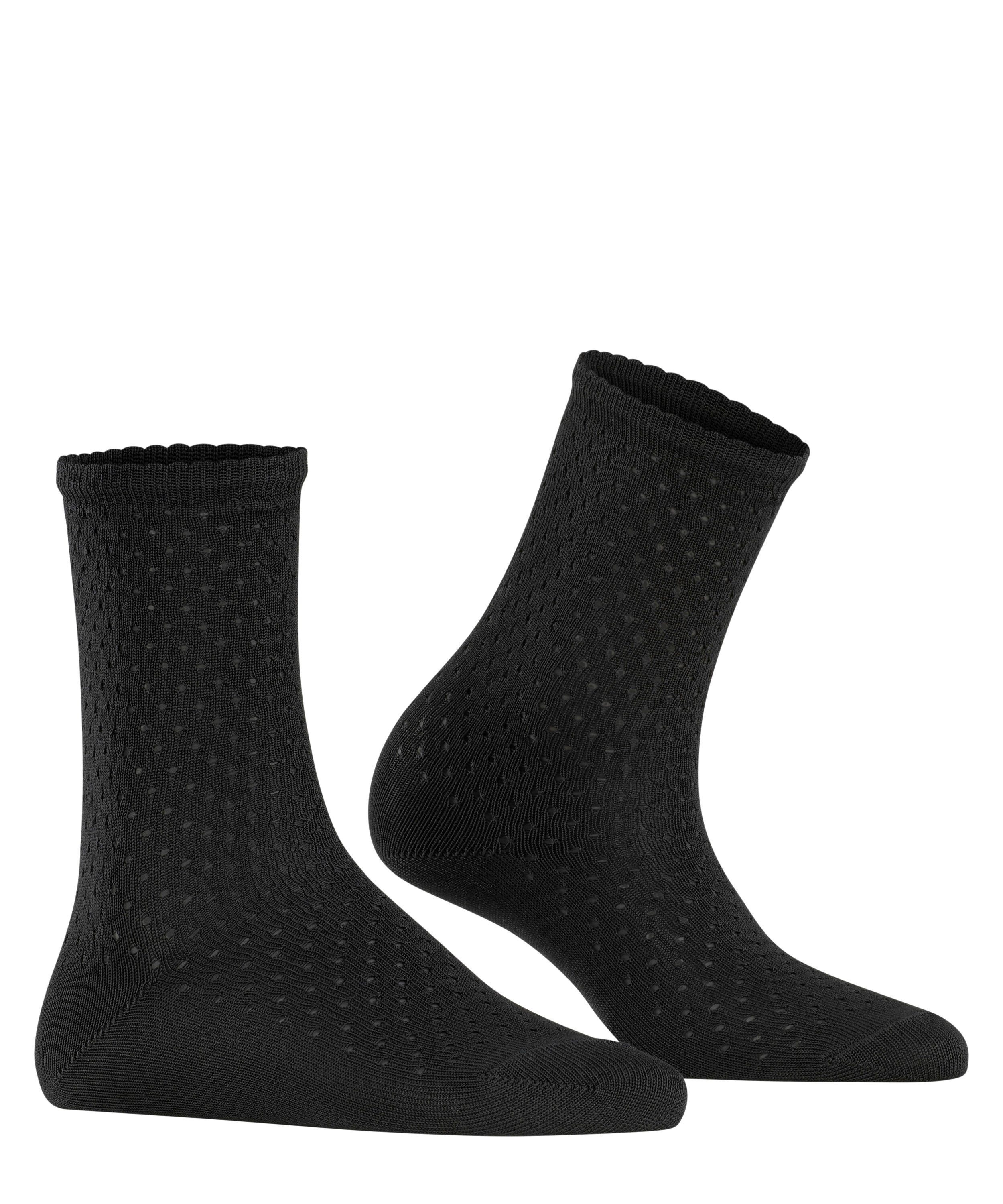 Socken Pointelle black (1-Paar) (3000) FALKE