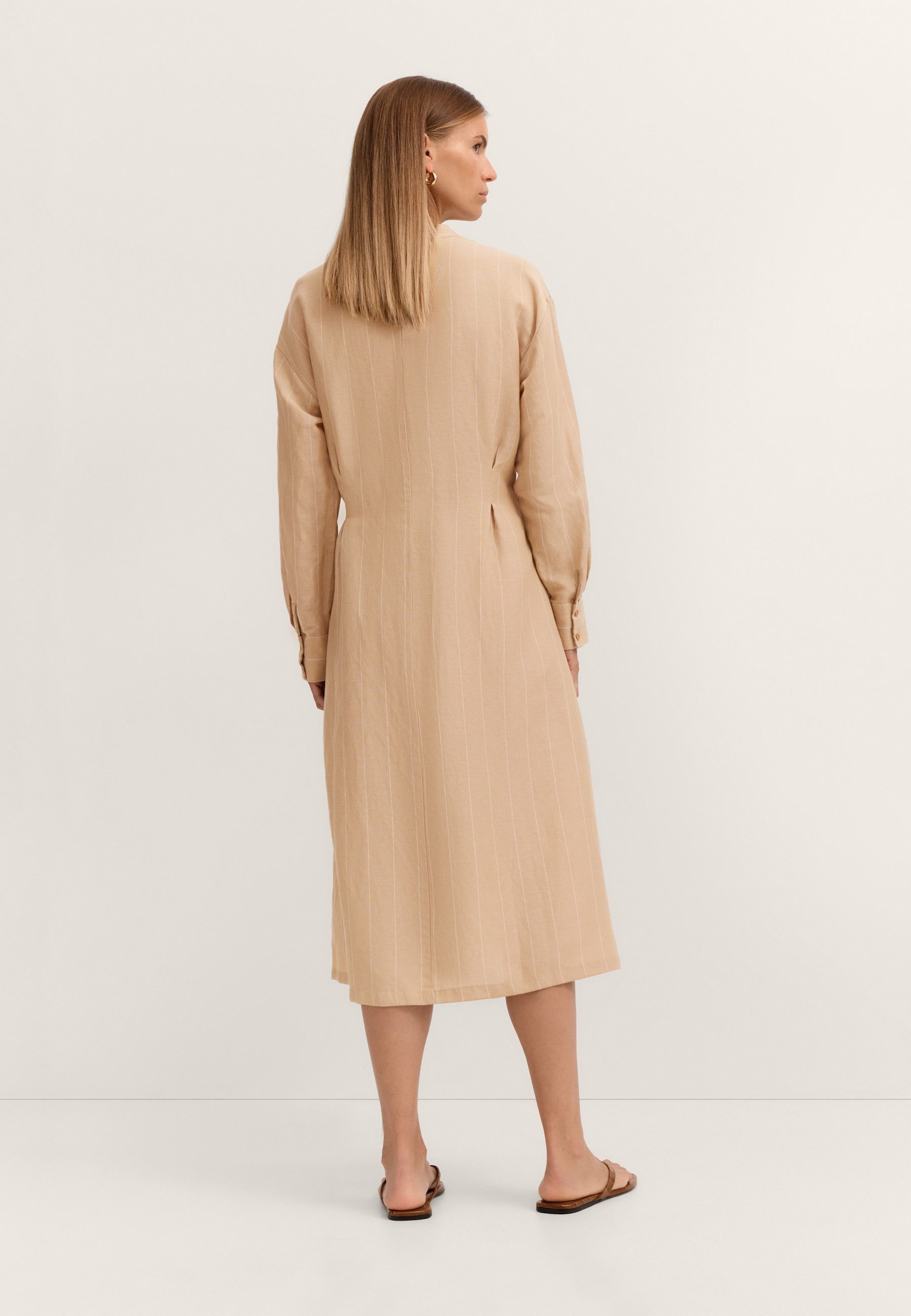 bugatti Blusenkleid Modern Fit mit Streifen