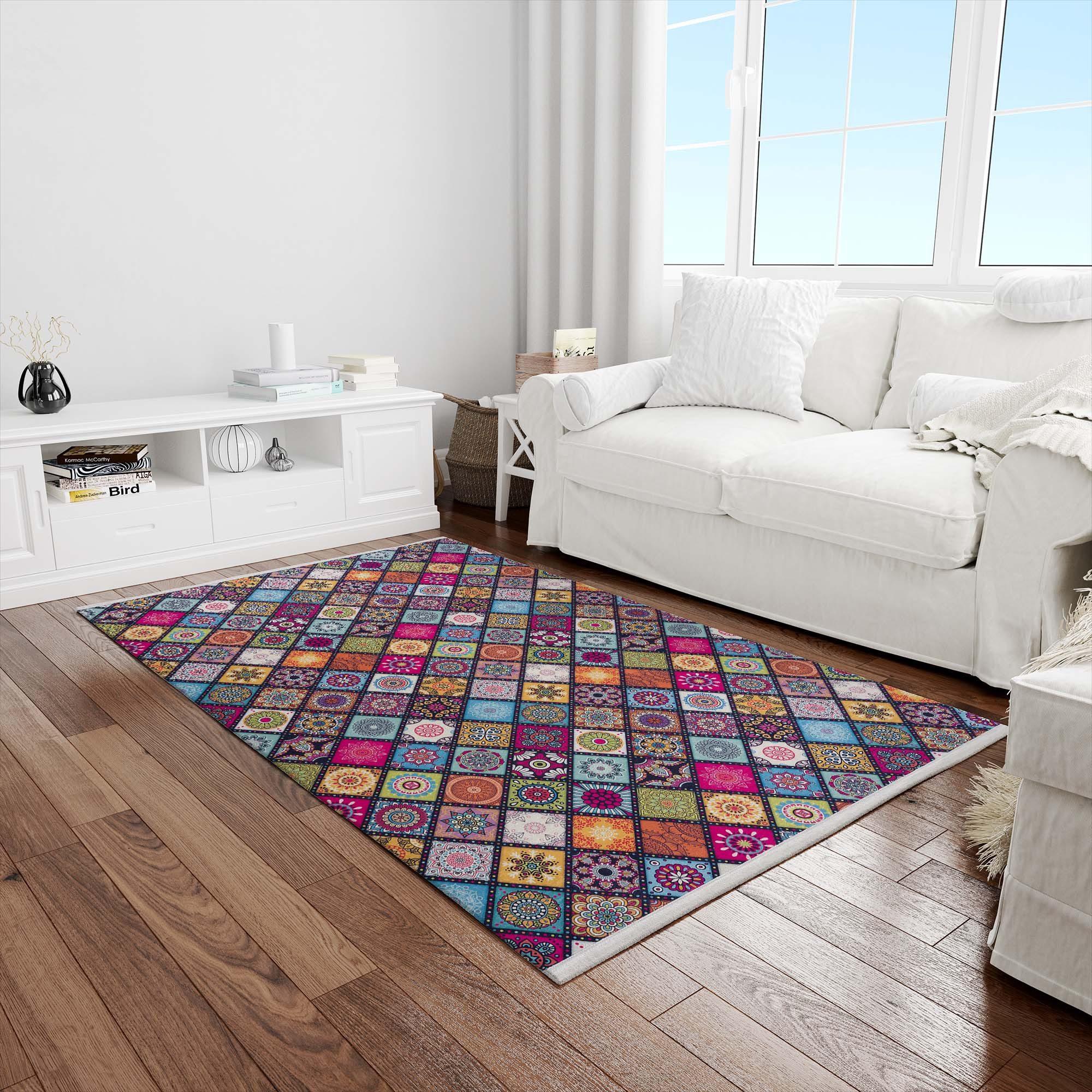 Jungengel Teppich Boho Teppich Bunt – günstig online kaufen
