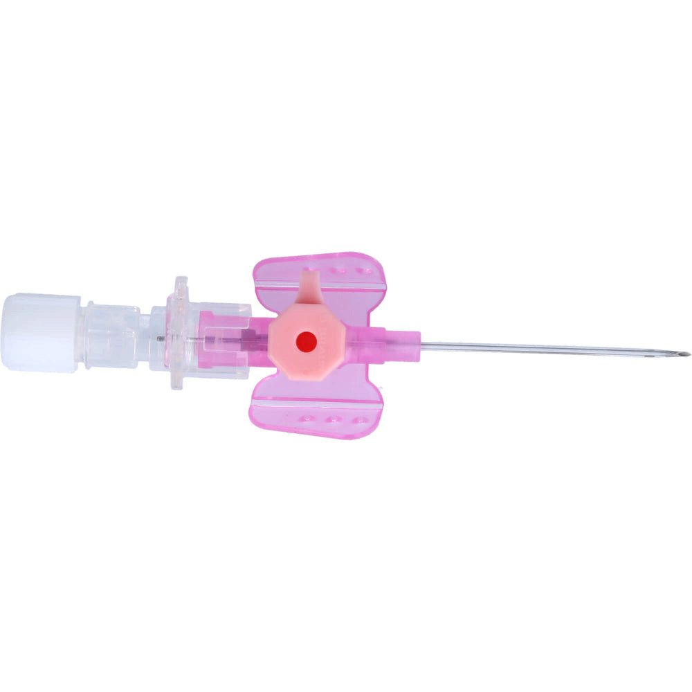 B. Braun Feindosierspritze Sicherheitsvenenverweilkanüle mit Zuspritzport, (Spar-Set, 1-St., Kanüle), sicher und effizient im Klinikalltag