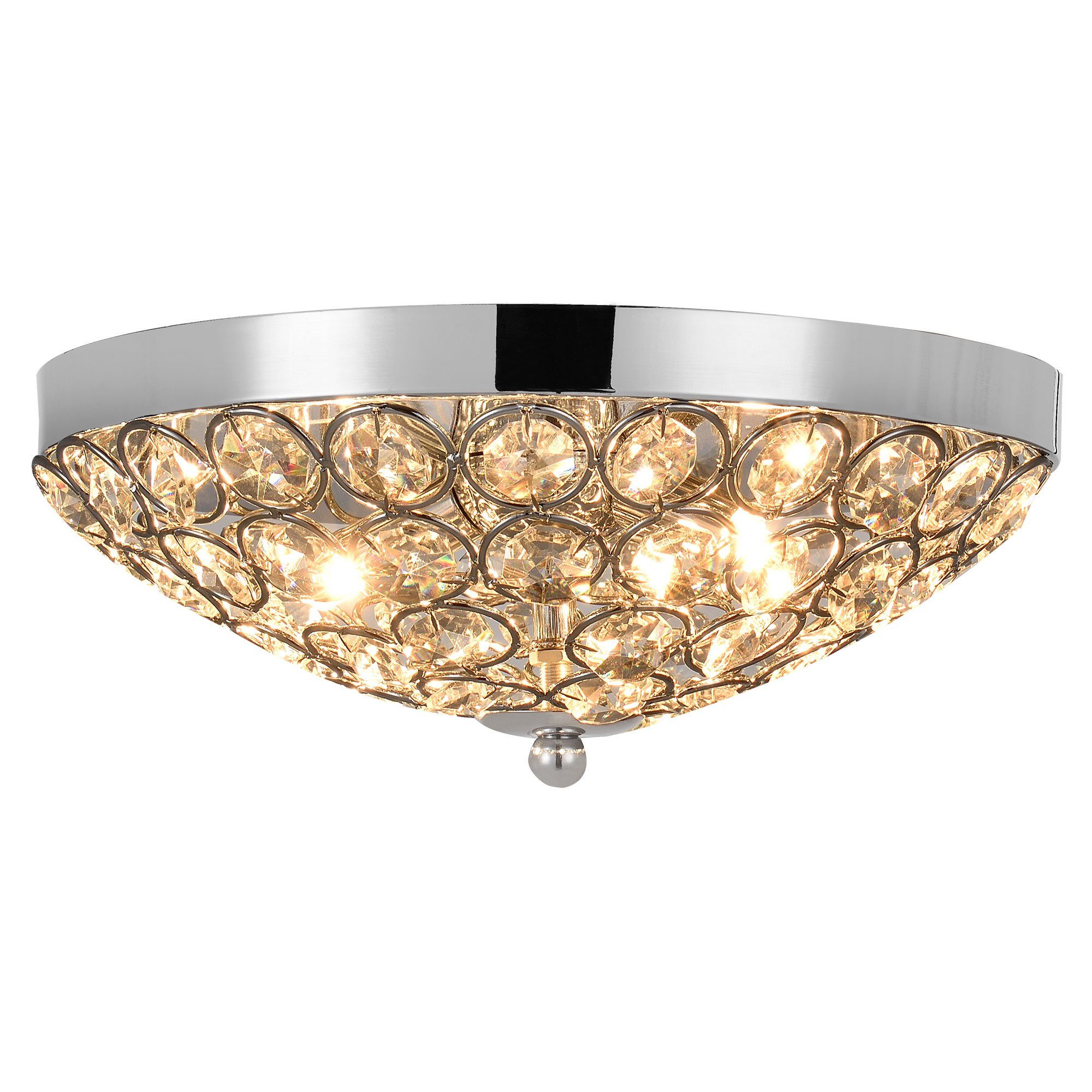 lux.pro Deckenleuchte, Beleuchtung, ohne Leuchtmittel, Kristall-Deckenleuchte »Softila« Ø 30cm