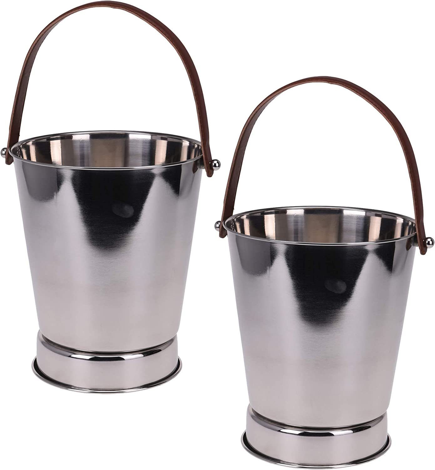 Wein- und Sektkühler Flaschenkühler Ø24cm Höhe 27cm aus Edelstahl