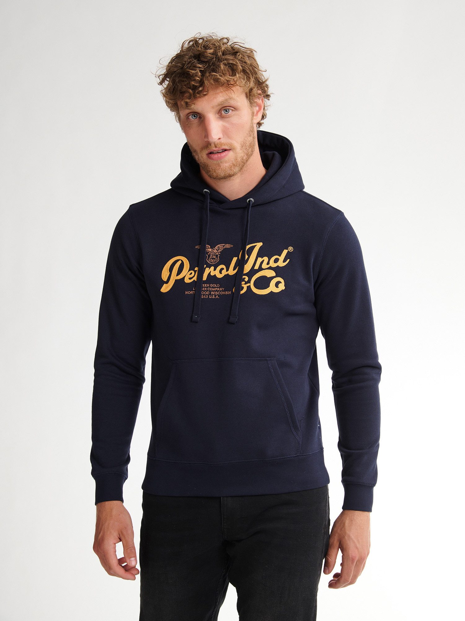 Petrol Industries Sweatshirt Hoodie mit Aufdruck günstig online kaufen