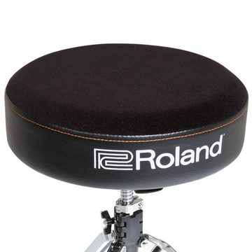 Roland Audio Schlagzeughocker Roland RDT-R Drumhocker Rundsitz + Drumsticks (kein), kein