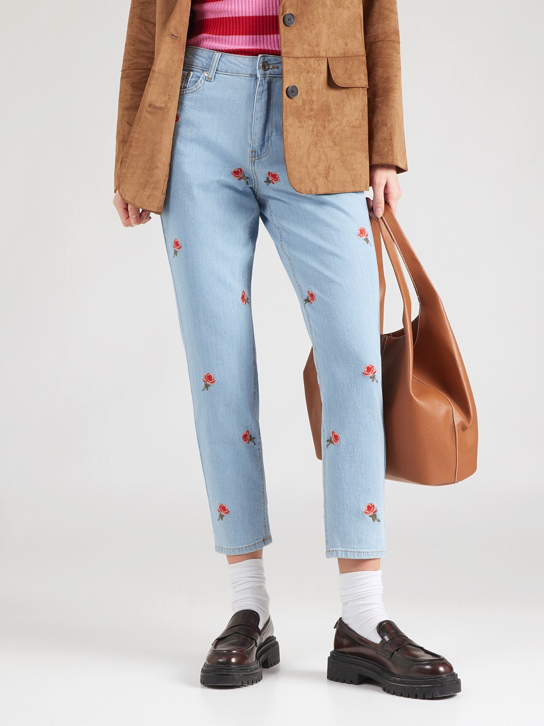 ONLY 7/8-Jeans ONLINC (1-tlg) Stickerei