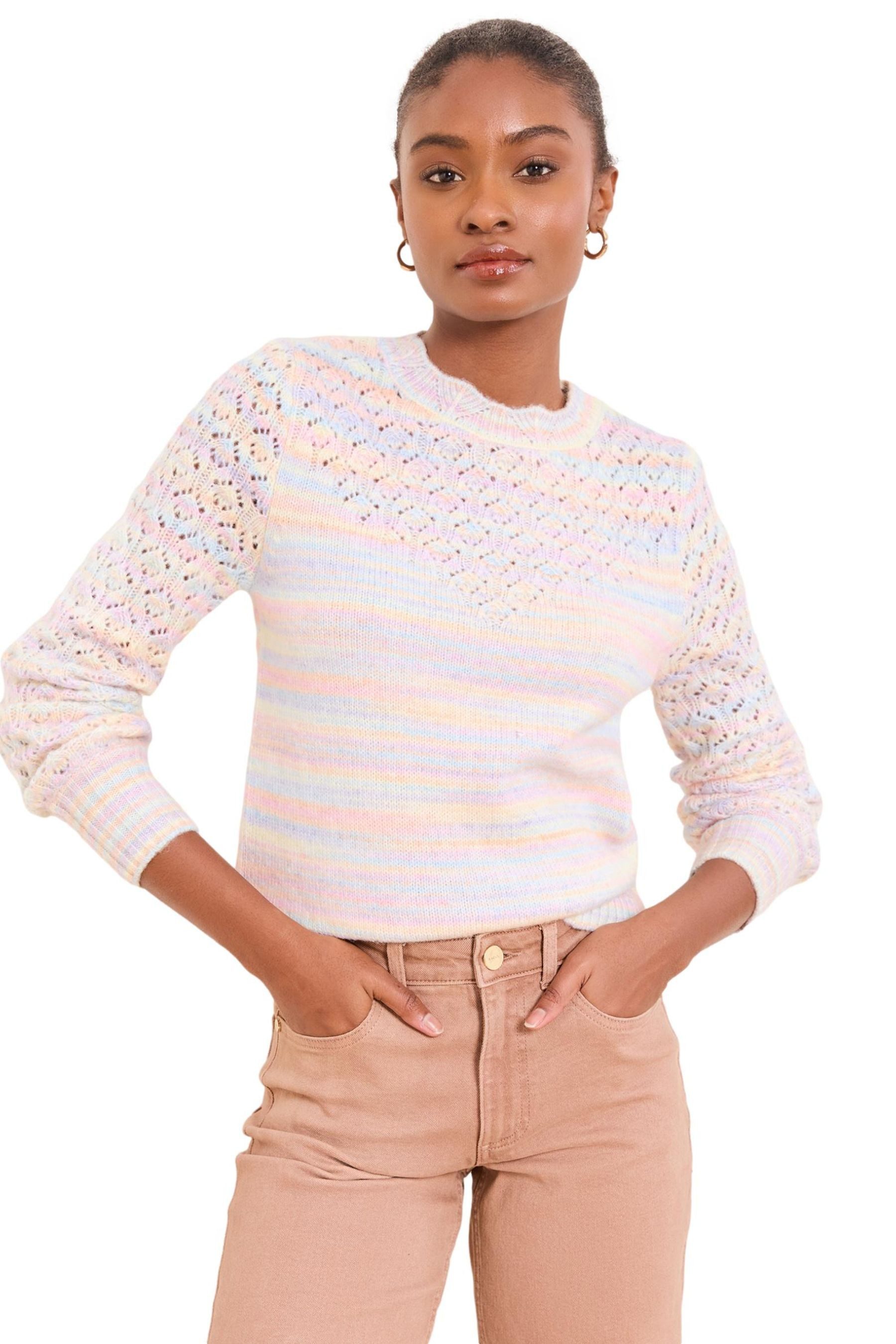 Strickpullover Lipsy Langärmeliger Rundhalspullover, Regular