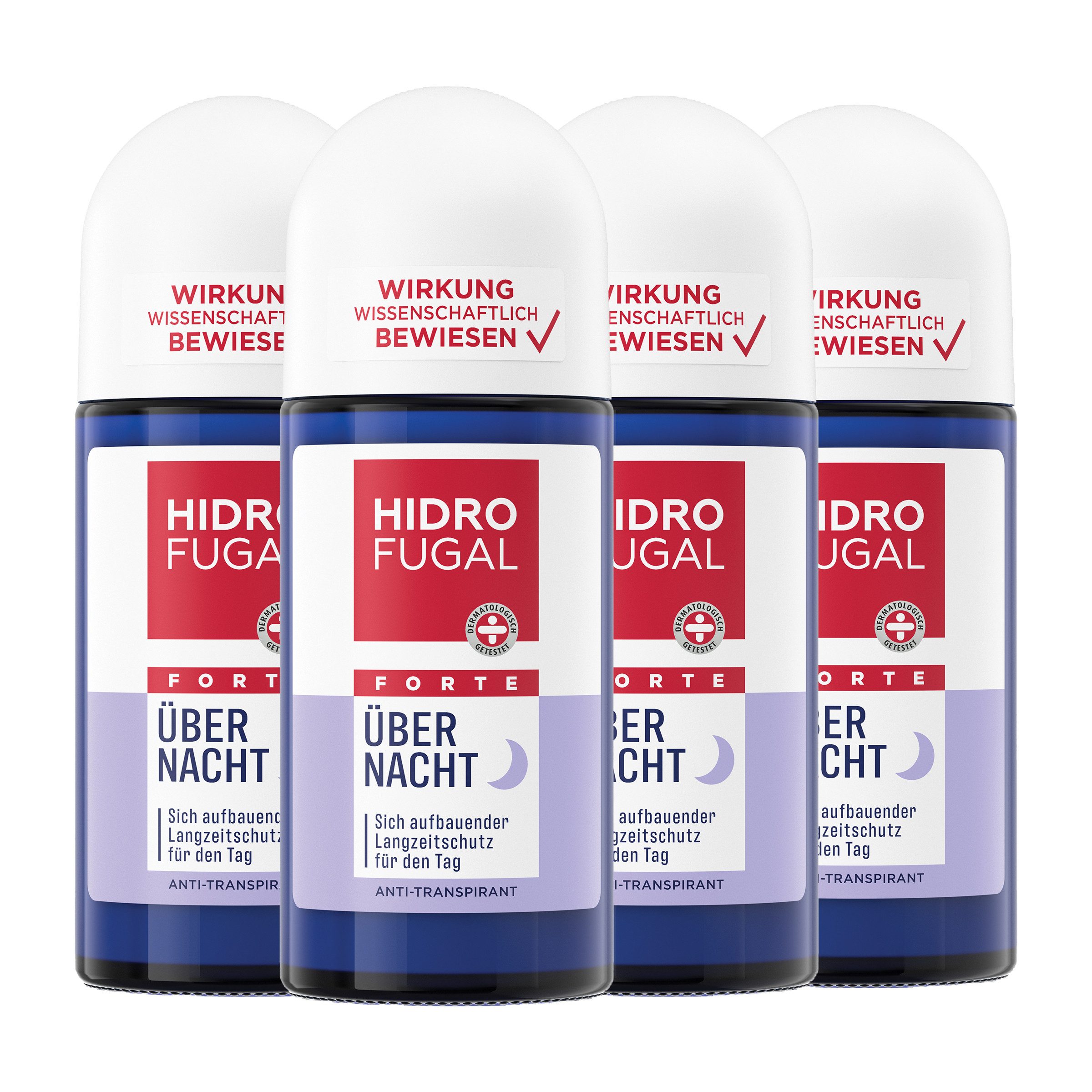 Deo-Roller FORTE Über Nacht Anti-Transpirant Deo-Roller 4 x 50 ml