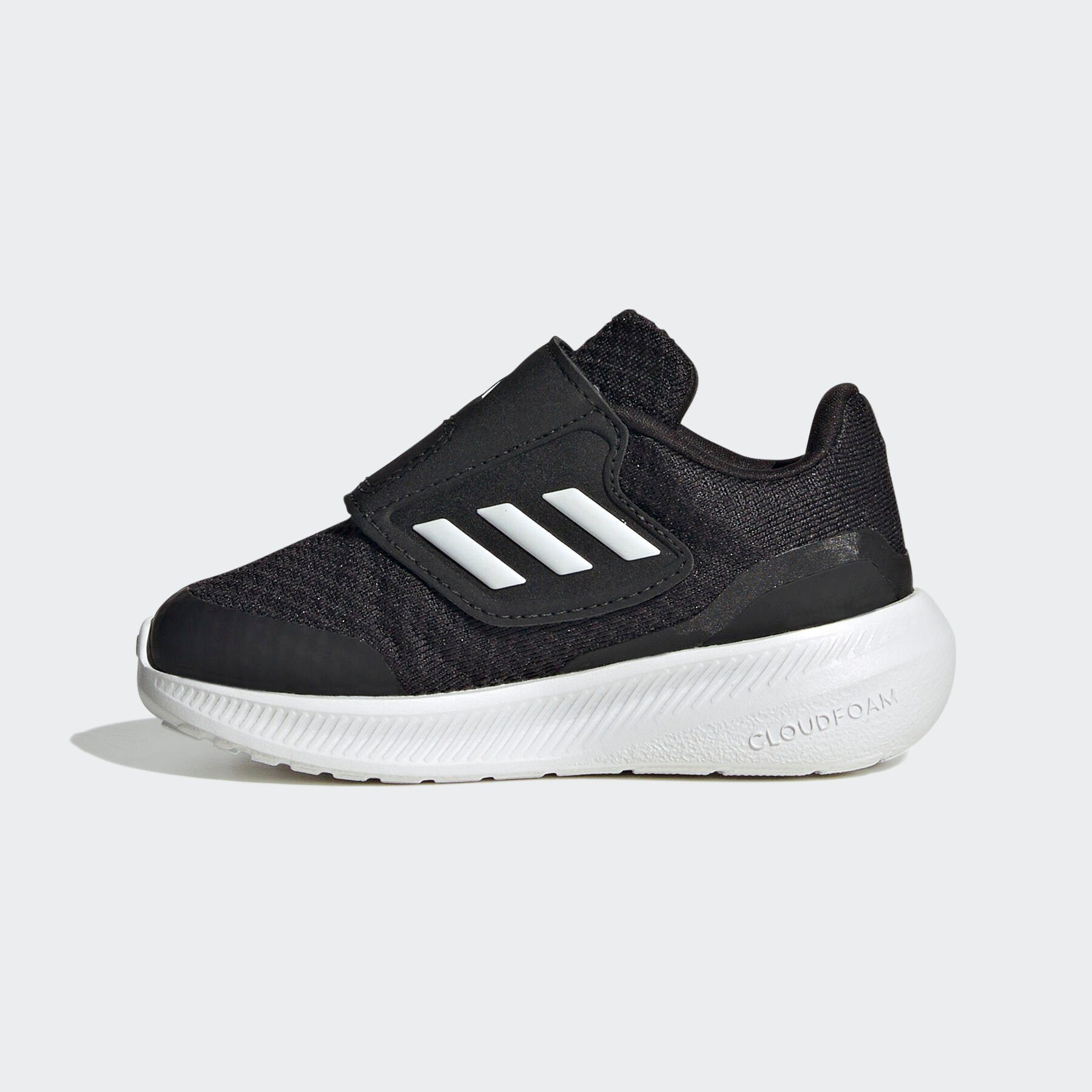 HOOK-AND-LOOP Sportswear 3.0 mit RUNFALCON schwarz-weiß Klettverschluss Sneaker adidas