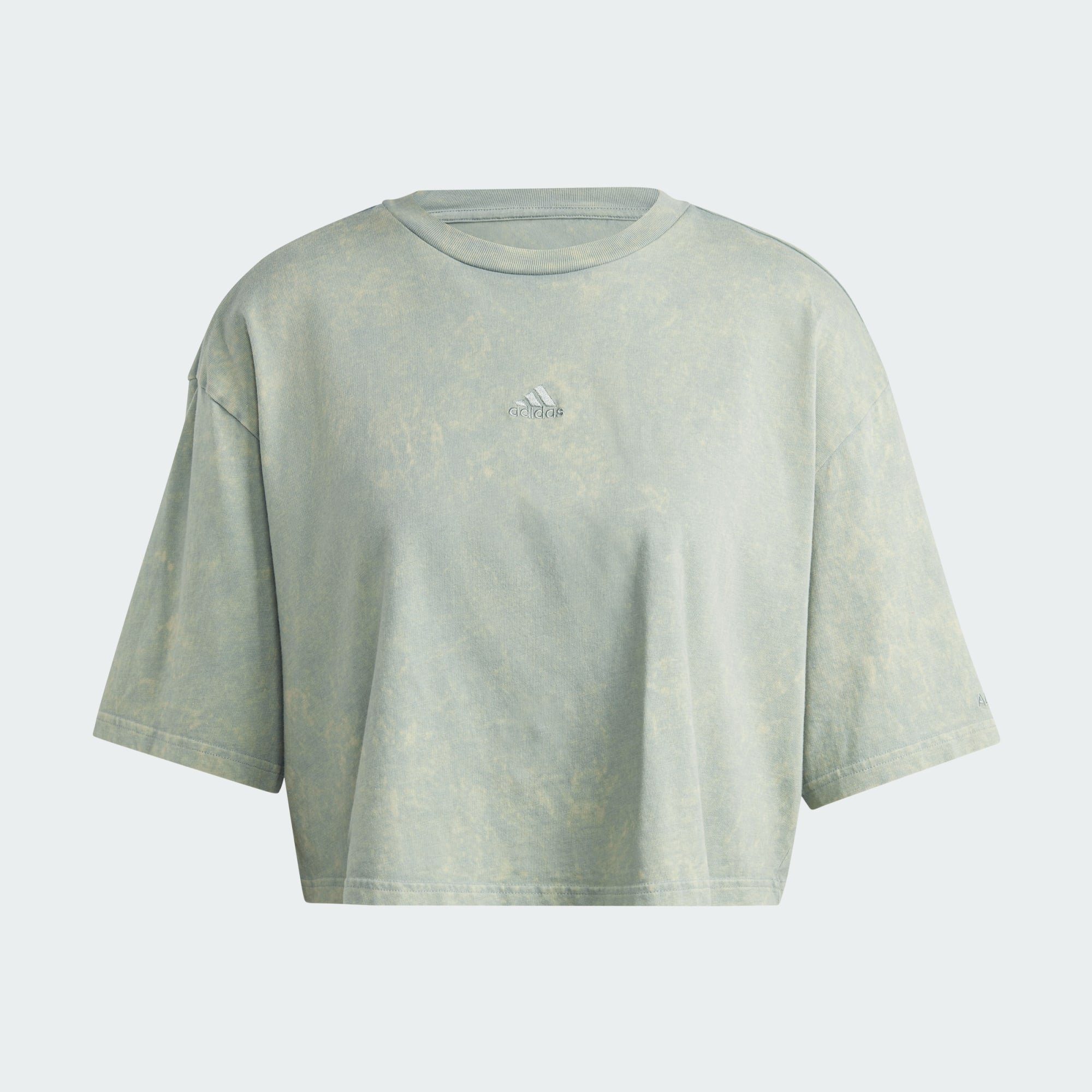 ALL SZN Sportswear WASHED T-Shirt T-SHIRT Silver FLEECE adidas Green