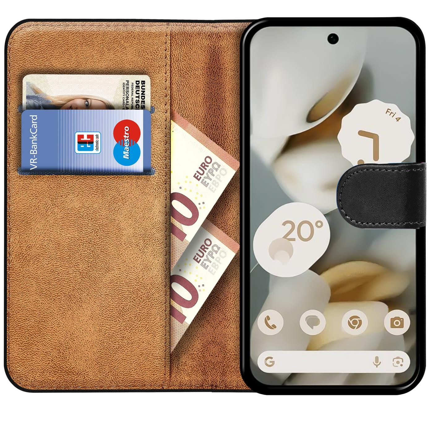 CoolGadget Handyhülle Book Case Handy Tasche für Google Pixel 10 6,3 Zoll, Hülle Klapphülle Flip Cover für Pixel 10 Schutzhülle stoßfest
