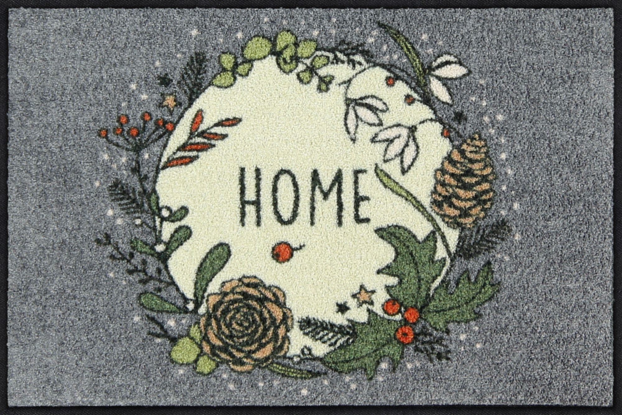 Salonloewe Fußmatte Fußmatte "Winter Home", eckig, Höhe: 7 mm, Motiv