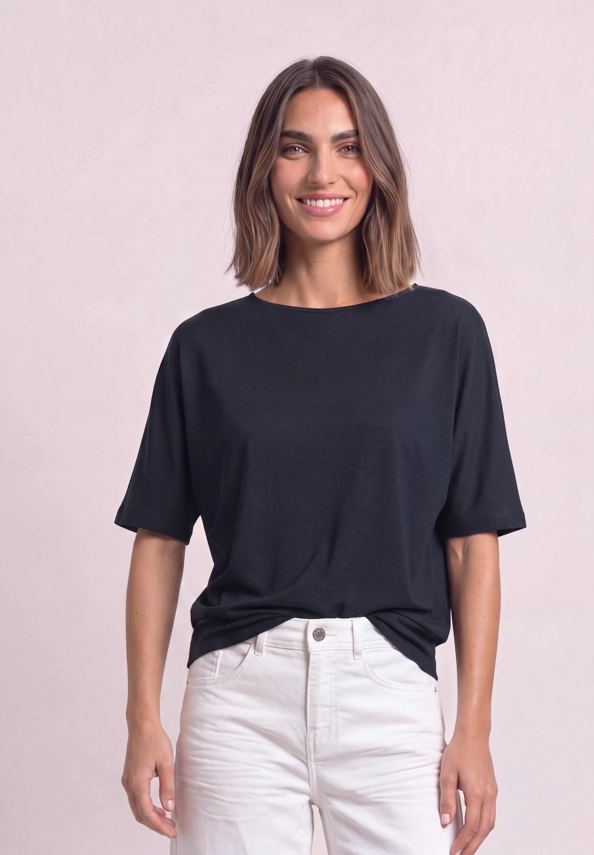 STREET ONE T-Shirt im soften Baumwoll-Mix