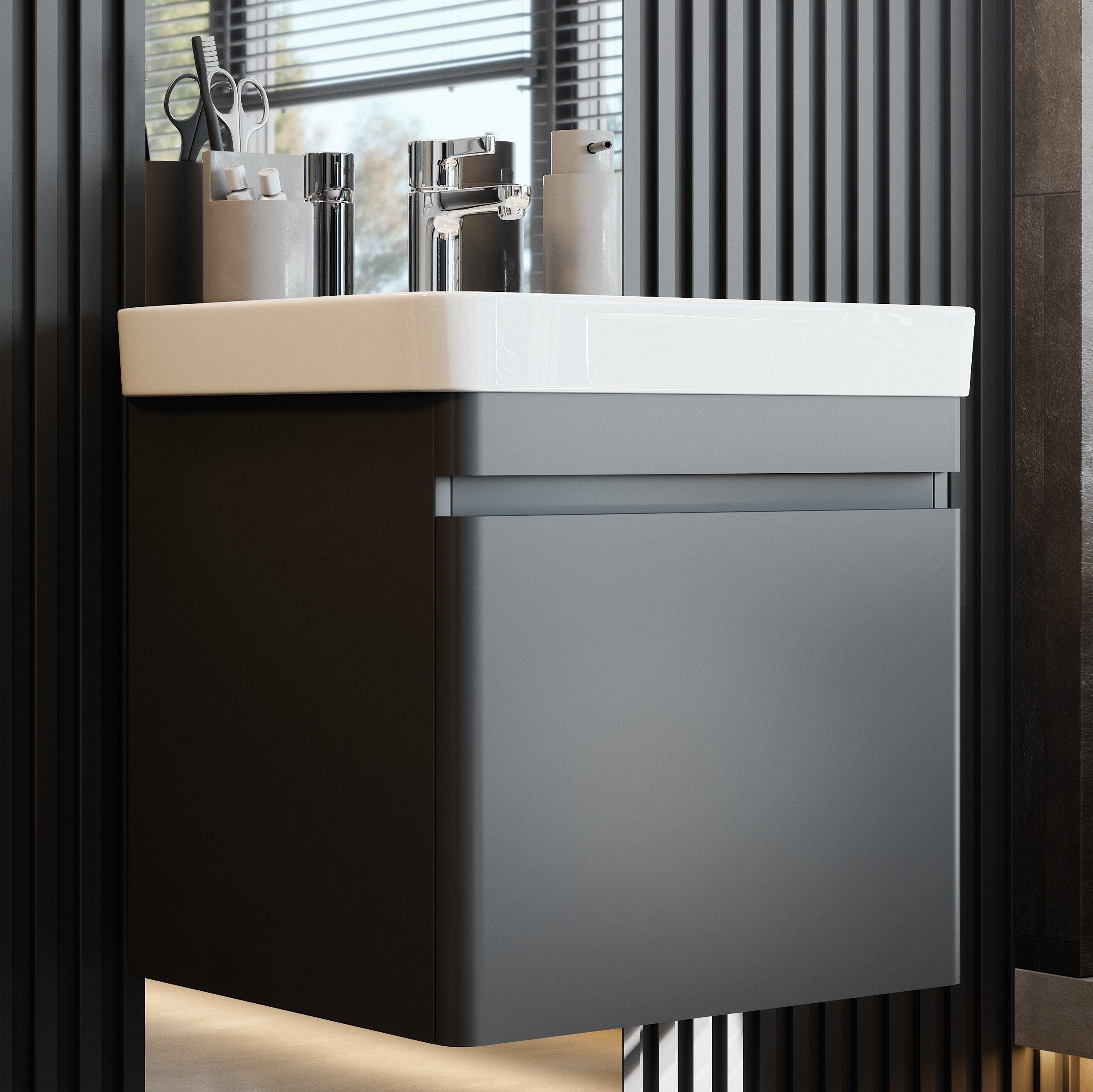 Newroom Waschtisch Axina, Waschbeckenunterschrank inkl. Waschbecken günstig online kaufen