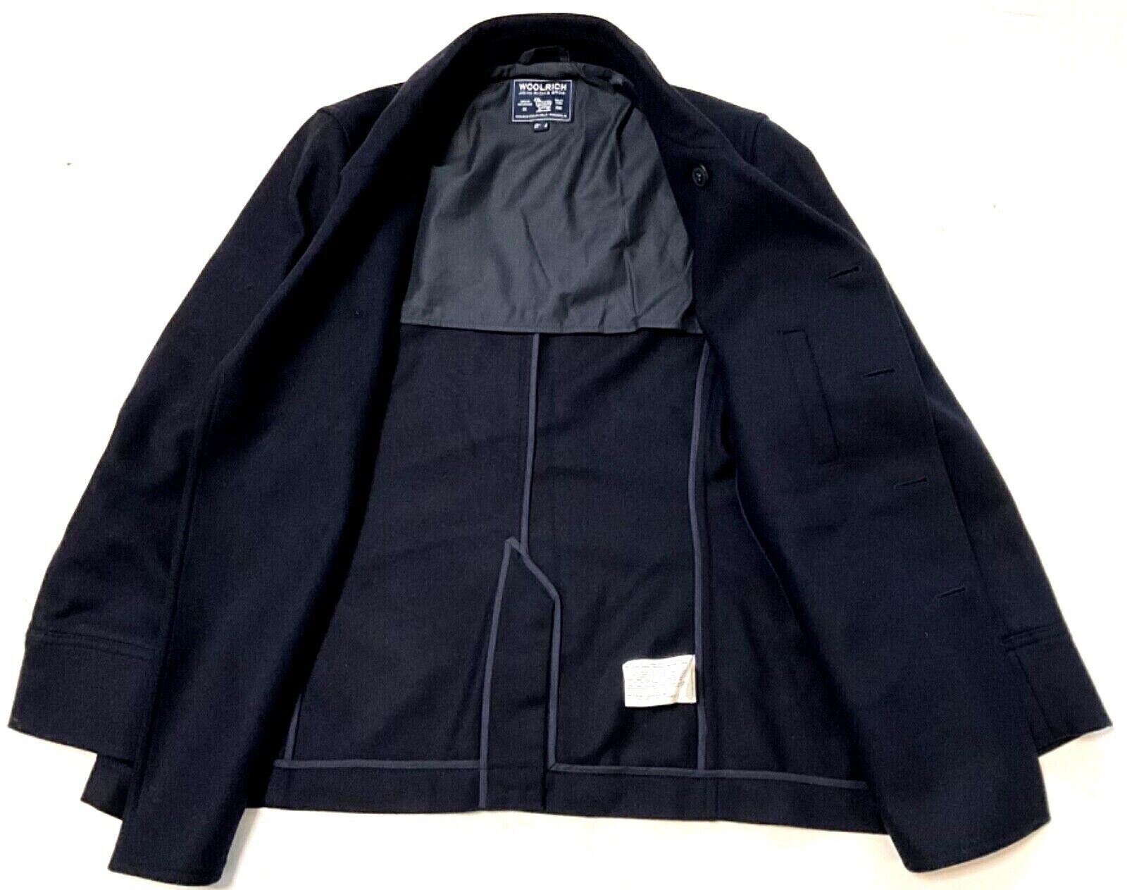 WOOLRICH Kurzmantel Woolrich Herren Mantel, WOOLRICH LIGHT MELTON PEACOAT Kurze Mantel. Kurz