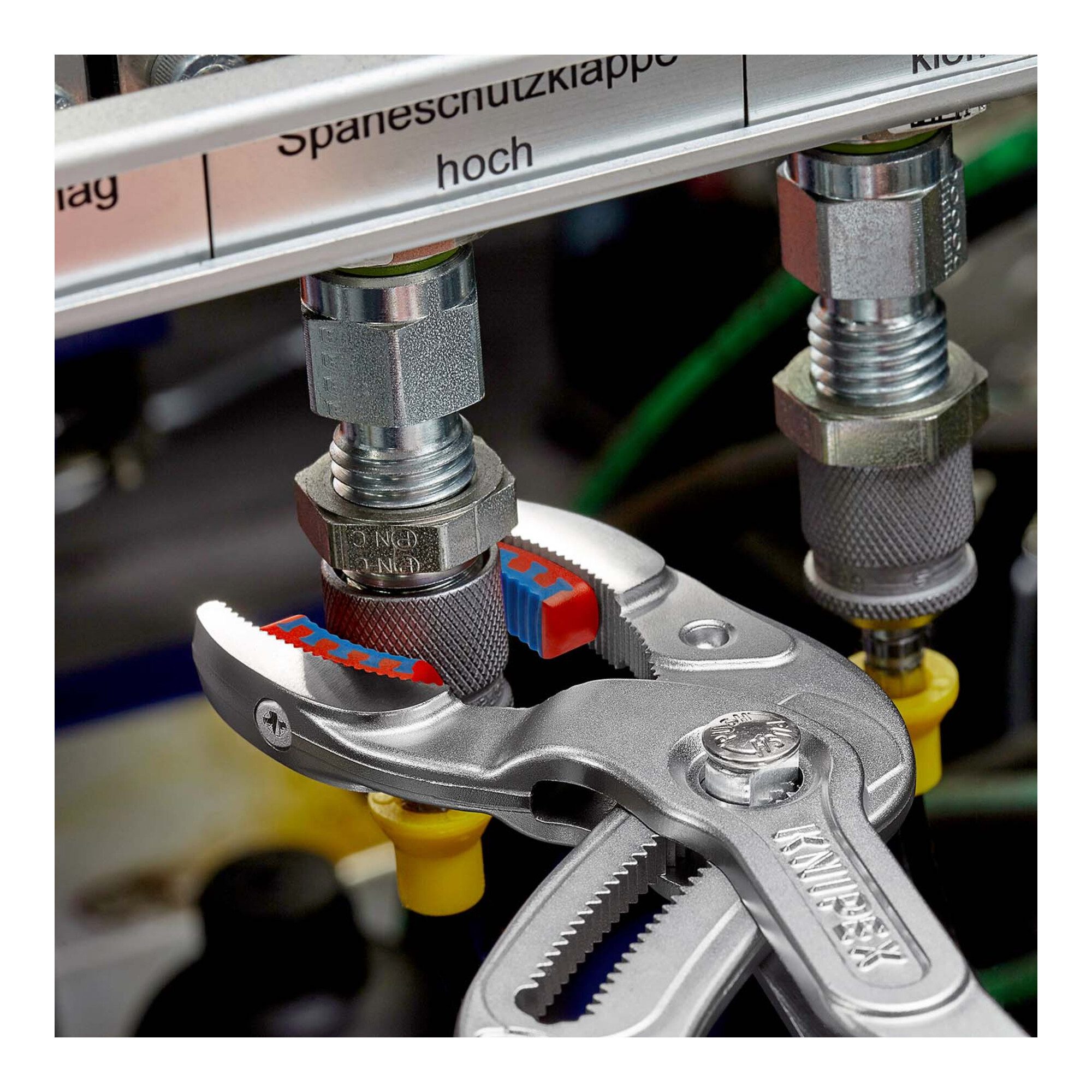 Knipex Wasserpumpenzange KNIPEX 81 13 250 Siphon- und Connectorenzange "SpeedGrip" mit rutschhe