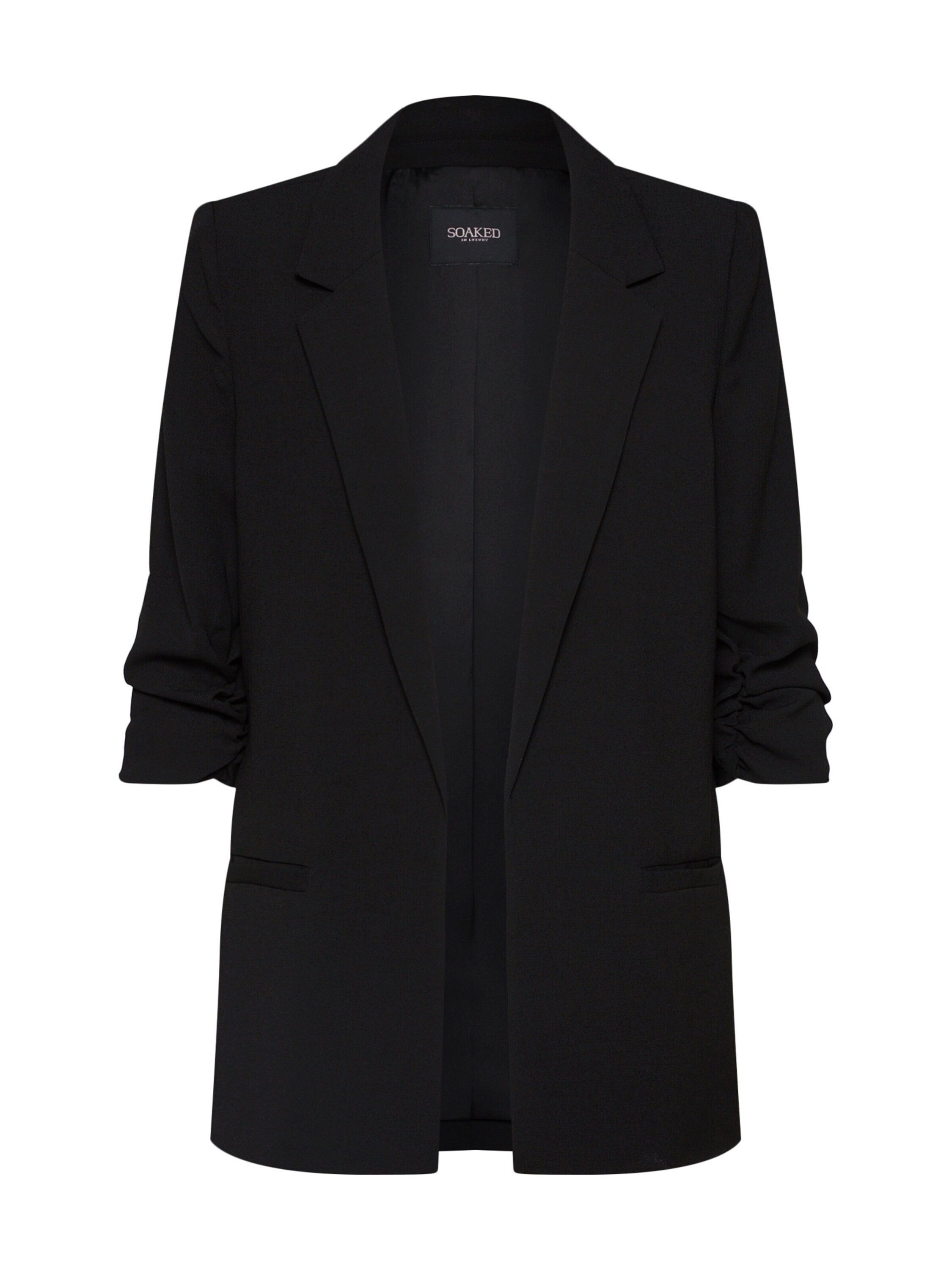 SOAKED IN LUXURY Kurzblazer Shirley (1-tlg) Drapiert/gerafft