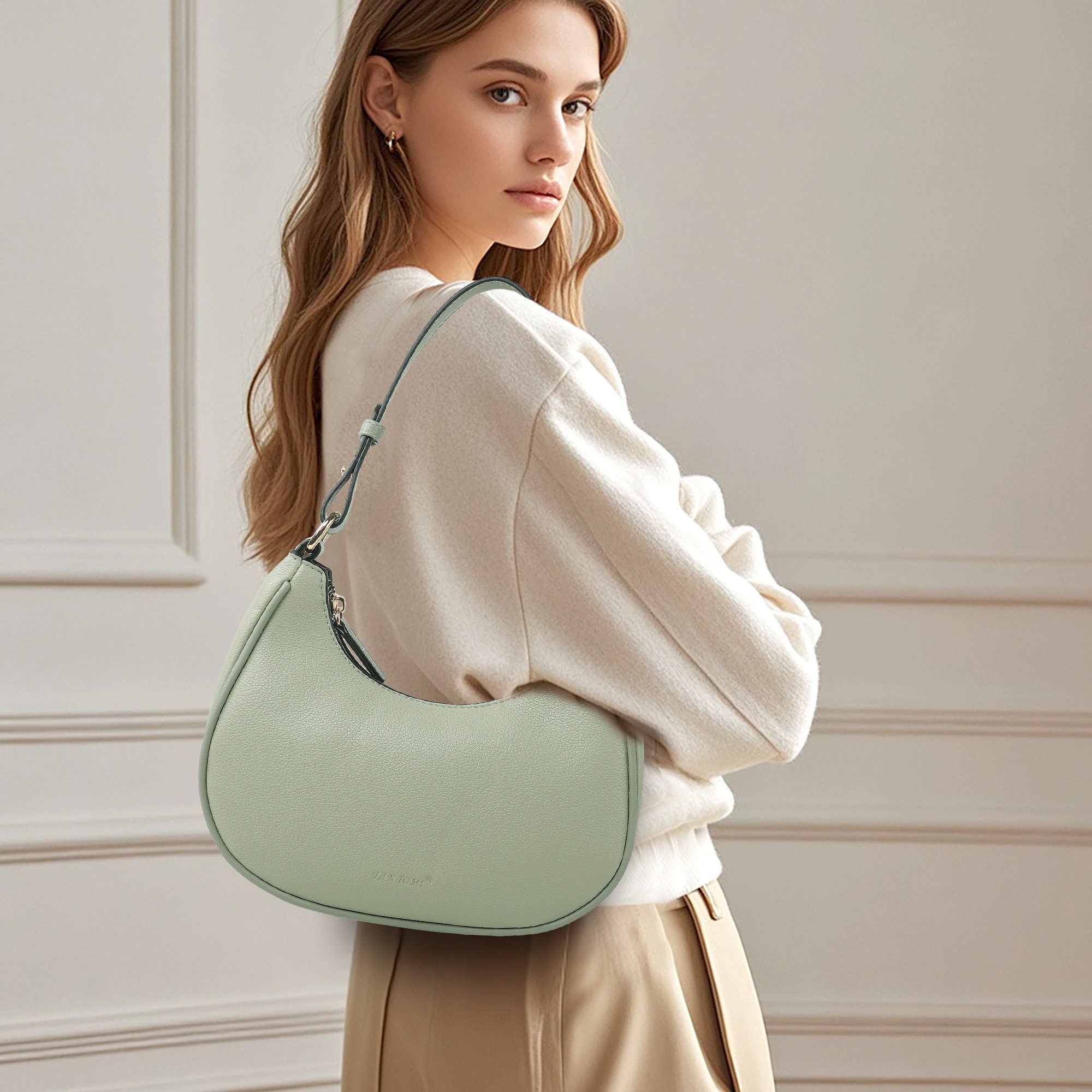 TAN.TOMI Handtasche Henkeltasche Retro Achsel Tasche günstig online kaufen