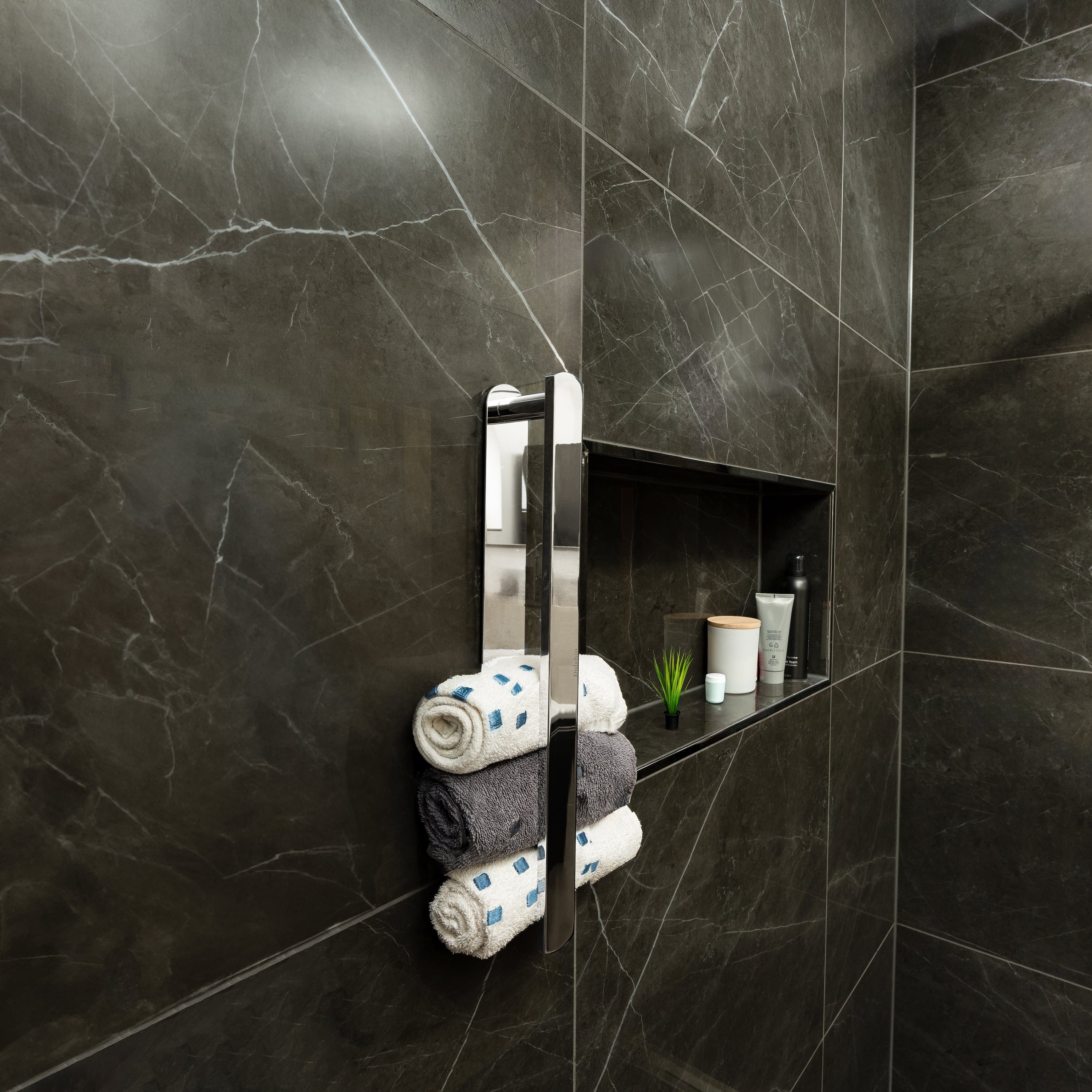 Dolvhin Handtuchhalter ohne Bohren Handtuchstange Edelstahl Gästehandtuchha günstig online kaufen