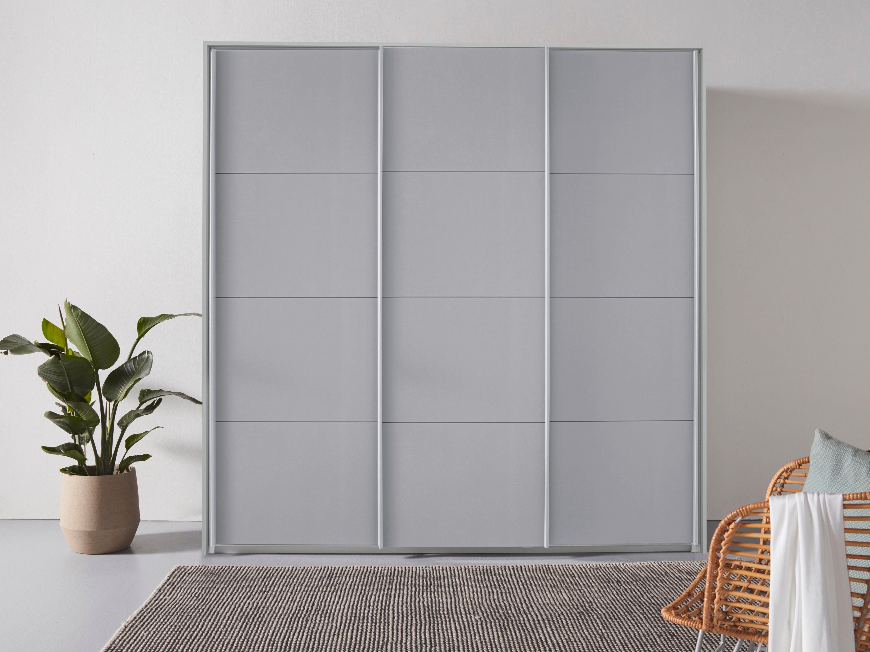 OTTO home Kleiderschrank Mehrzweckschrank Aktenschrank Möbel Mietswohnung Schlafzimmer OTELI (Breiten 211/278/323/368 cm Höhen 214/233 cm) inkl. Passepartout optional mit Beleuchtung MADE IN GERMANY