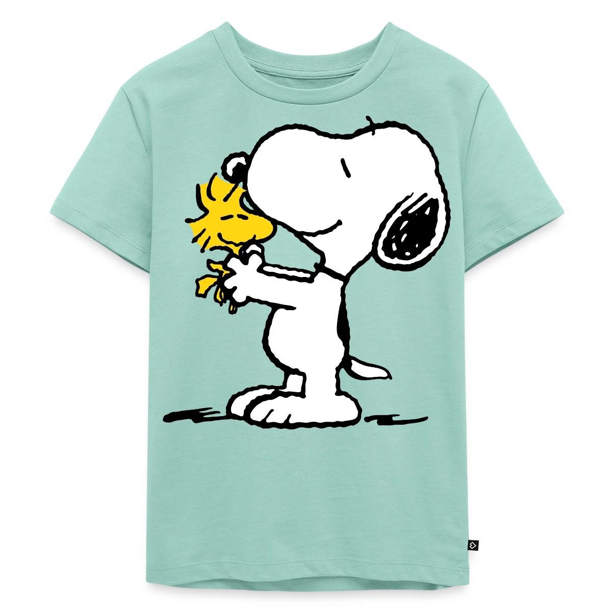 Spreadshirt T-Shirt Peanuts Snoopy Und Woodstock Kinder Premium T-Shirt (1-tlg)