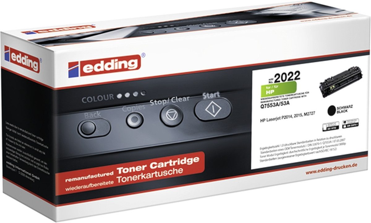 edding Tonerpatrone Toner kompatibel mit HP Q7553A black