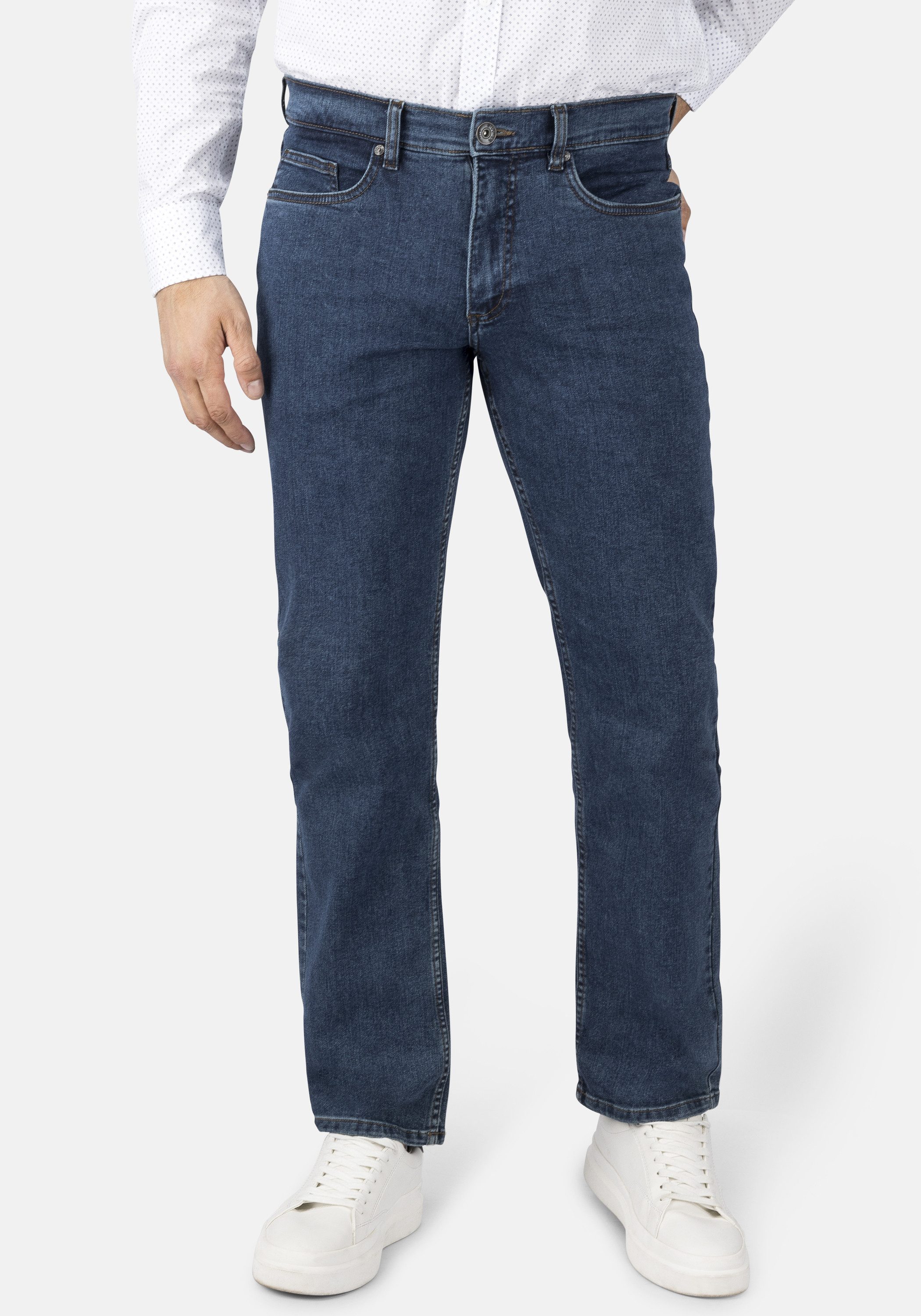 Stooker Men 5-Pocket-Hose Frisco Denim Straight Fit Men Straight Fit Casual günstig online kaufen