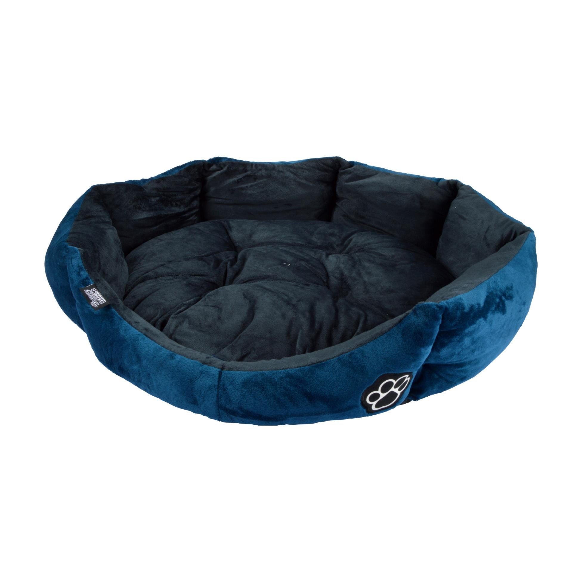 Love Story Tierbett Hundebett rundes Kissen aus Polyester, Ø 50 cm