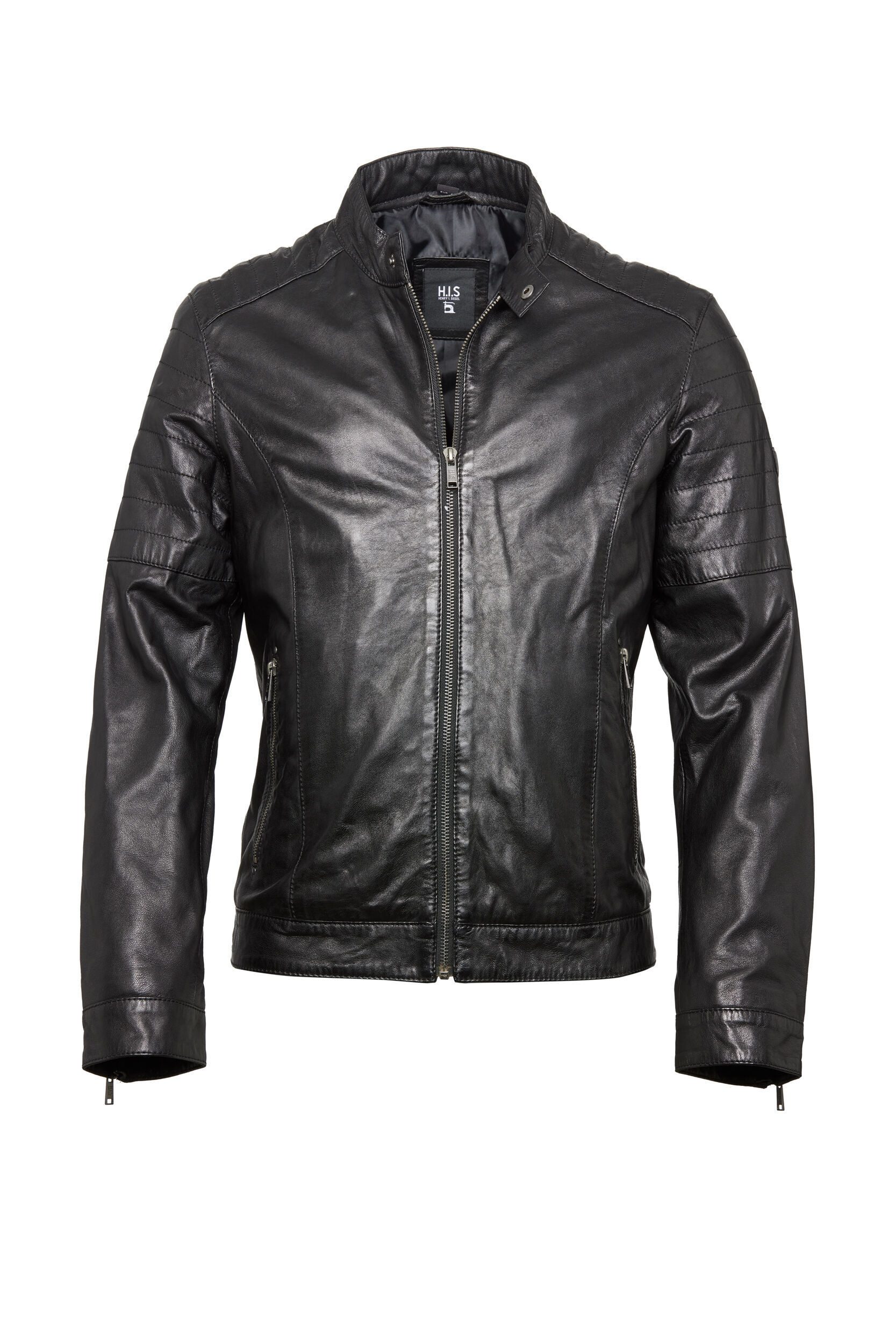H.I.S Lederjacke (1-St) aus hochwertigem Leder günstig online kaufen