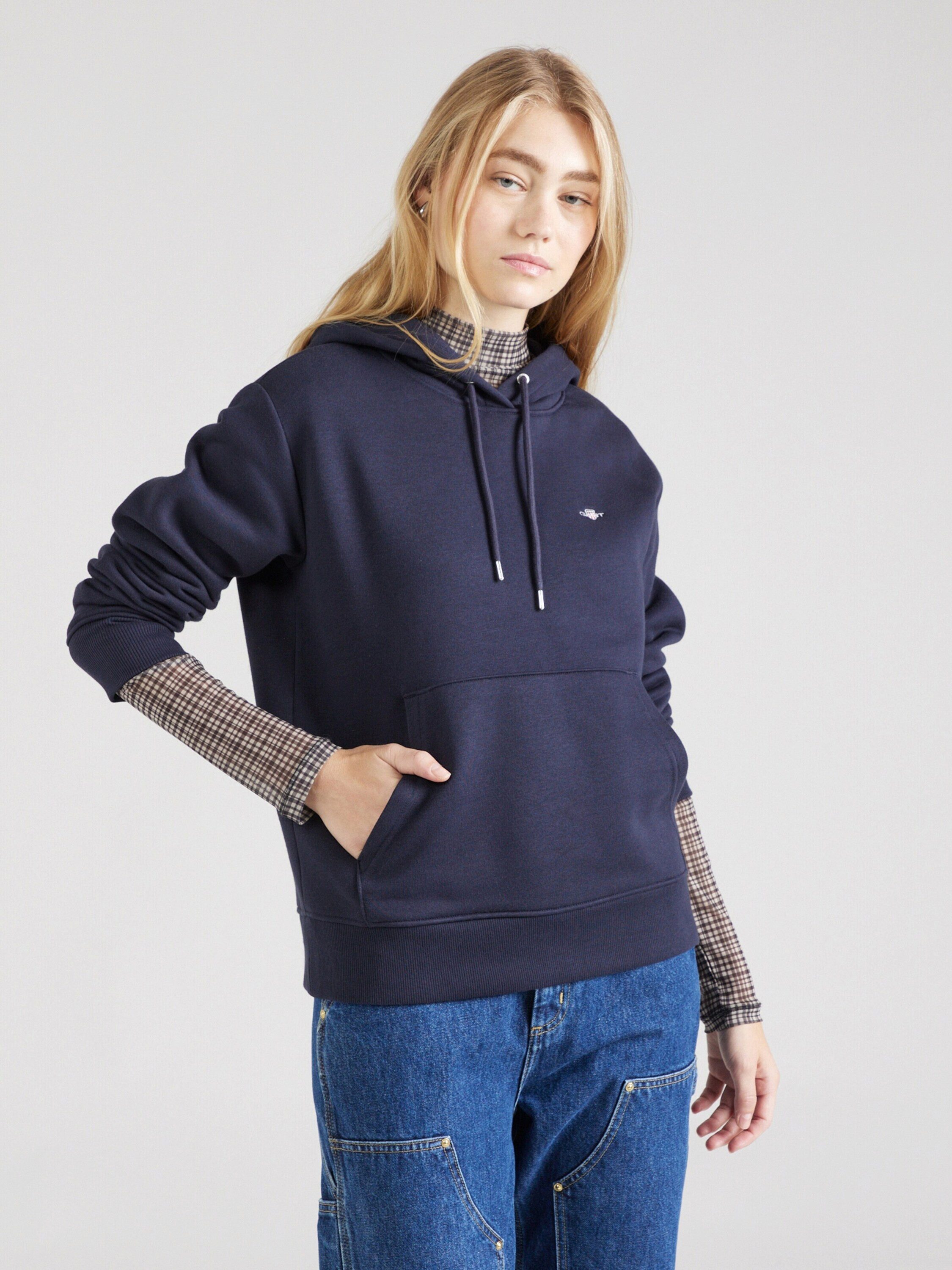 Gant Sweatshirt (1-tlg) Stickerei