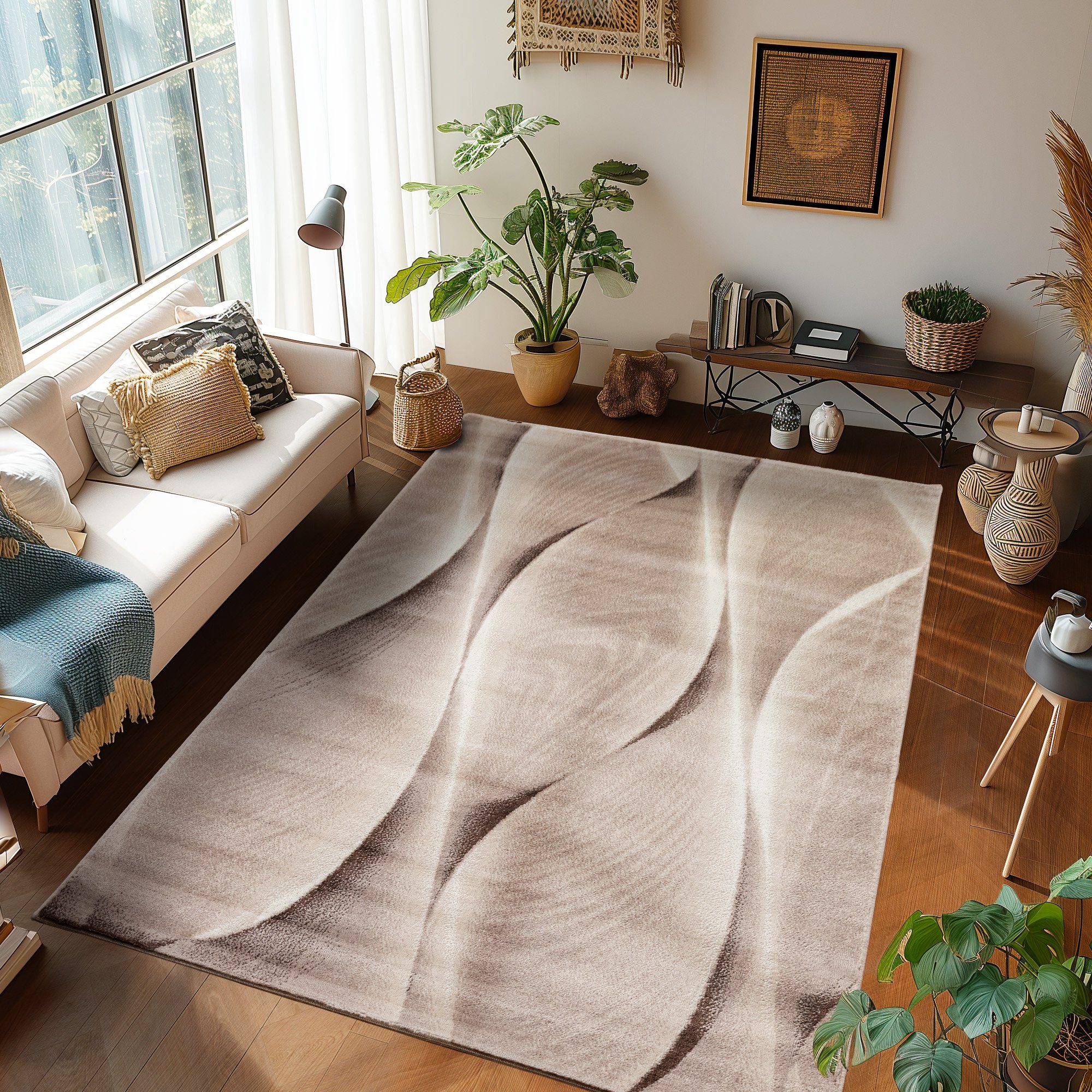 SIMPEX24 Designteppich Ombre Design, Läufer, Höhe: günstig online kaufen