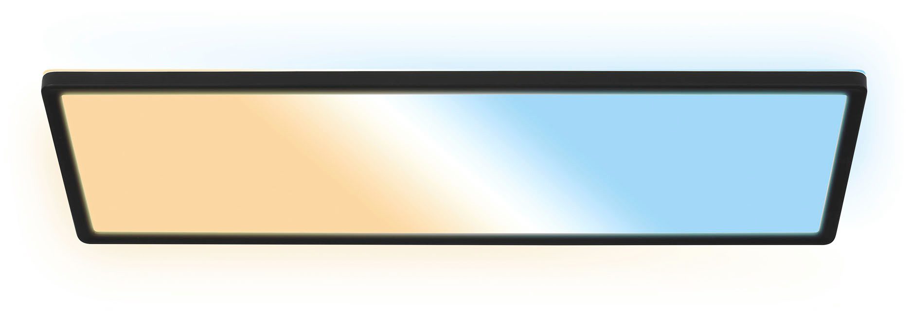 B.K.Licht LED Panel SHALLOW, LED fest integriert, Neutralweiß, 58x20x3 cm, Badlampe, Badezimmer, Küche, Wohnzimmer