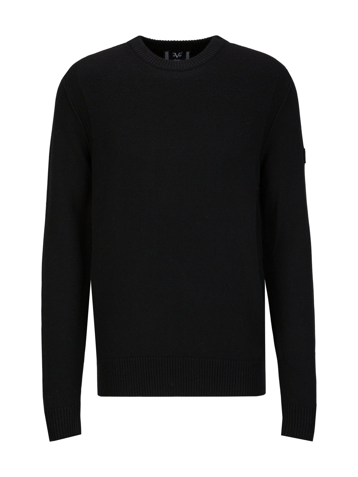 19V69 ITALIA Strickpullover Riccardo Solid günstig online kaufen